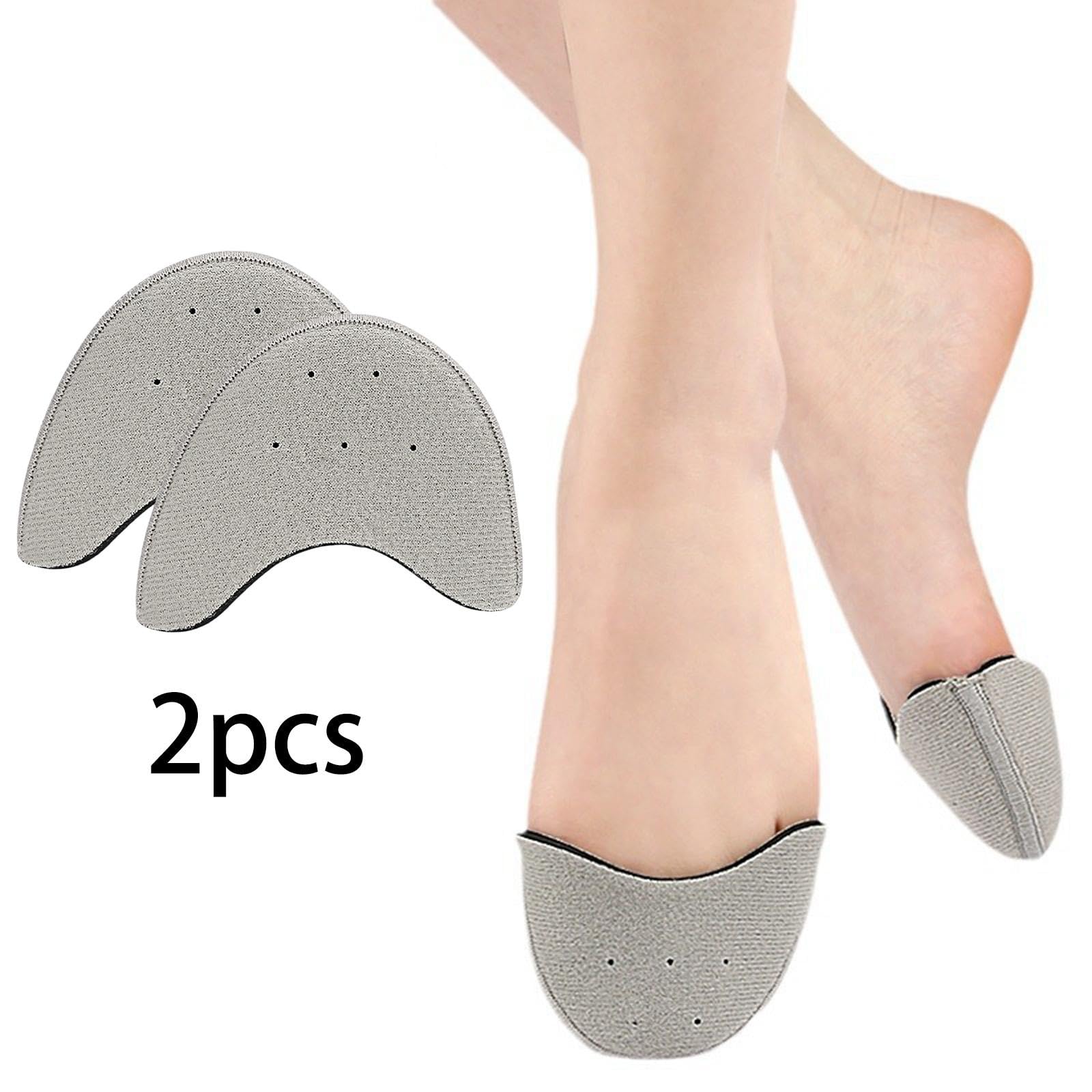 [] 2 個セット ダンスシューズのつま先パッド、通気のあるソフトバレエインサート、ステージパフォーマ..