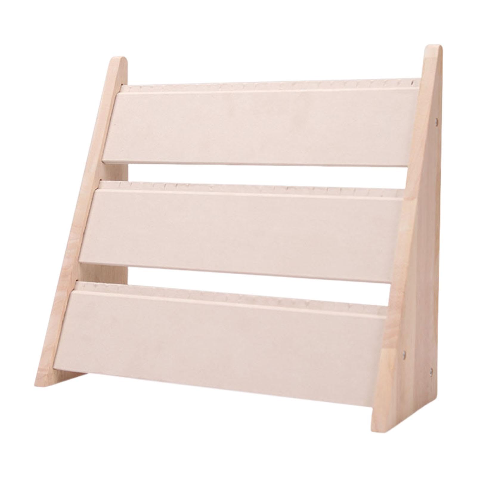 ネックレスディスプレイスタンドブレスレットチェーン収納耐久性のある無垢材ジュエリーオーガナイザー収納ラック棚用ドレッサーショールームショップショーケース, ベージュスエード