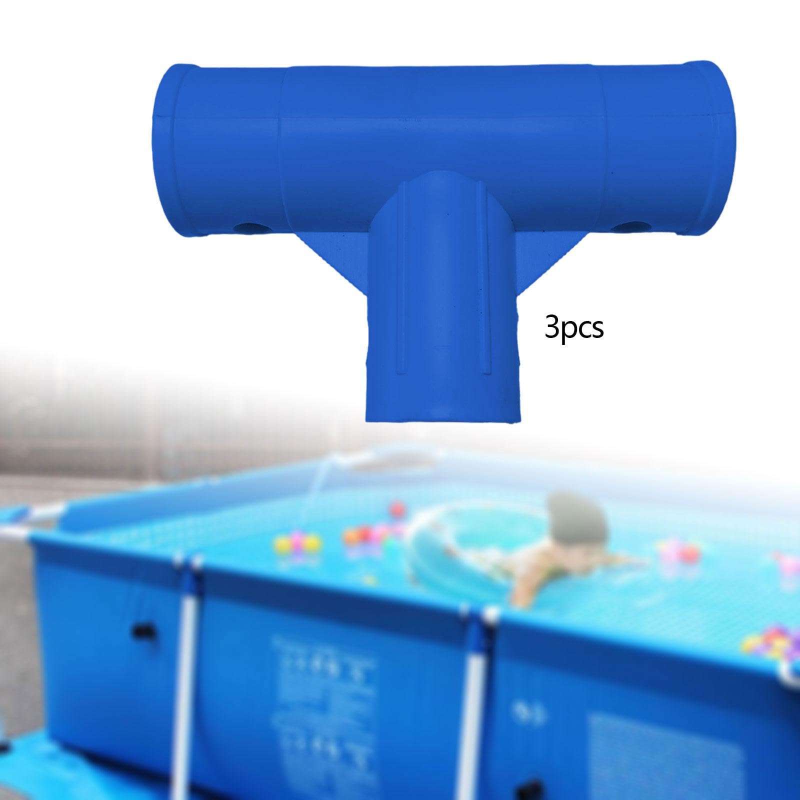 3x ホースアダプター プールホース T字型ジョイント 防錆 ユニバーサル 簡単取り付け 防水 28273 頑丈なフィッティングカップリング用