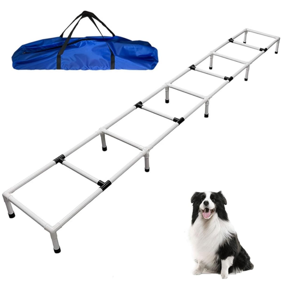 犬の敏捷性トレーニングラダー 犬の敏捷性トレーニング器具 犬のトレーニング器具 ペットの敏感度障害..