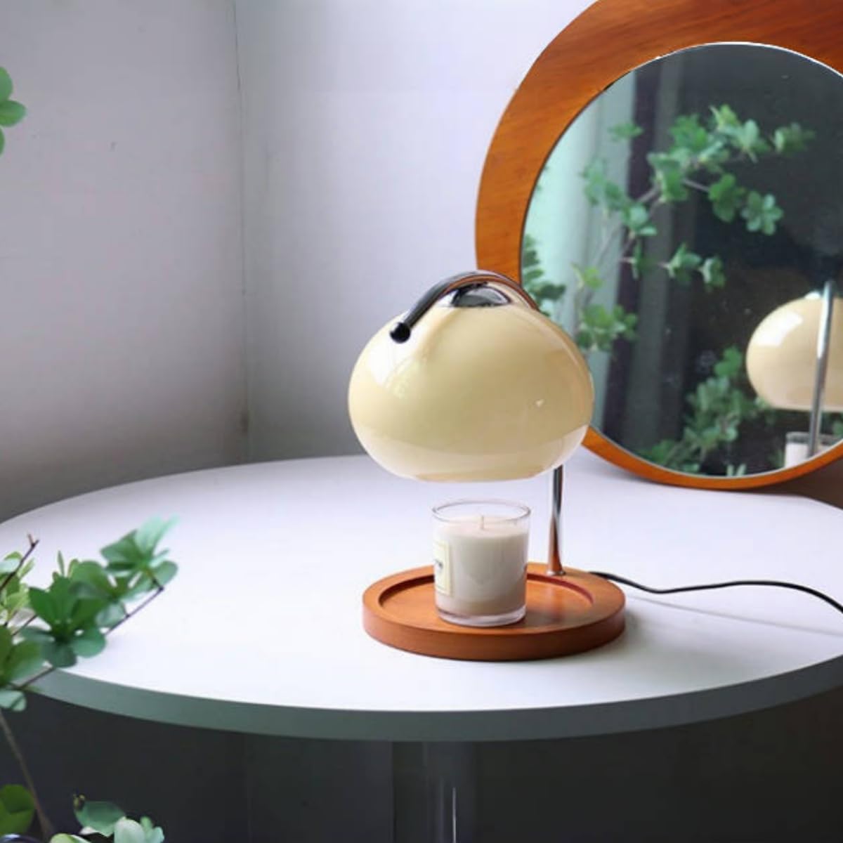 テーブルランプ ワックス溶解ランプ レトロ アロマセラピー テーブル 寝室 ベッドサイド 睡眠雰囲気 無..