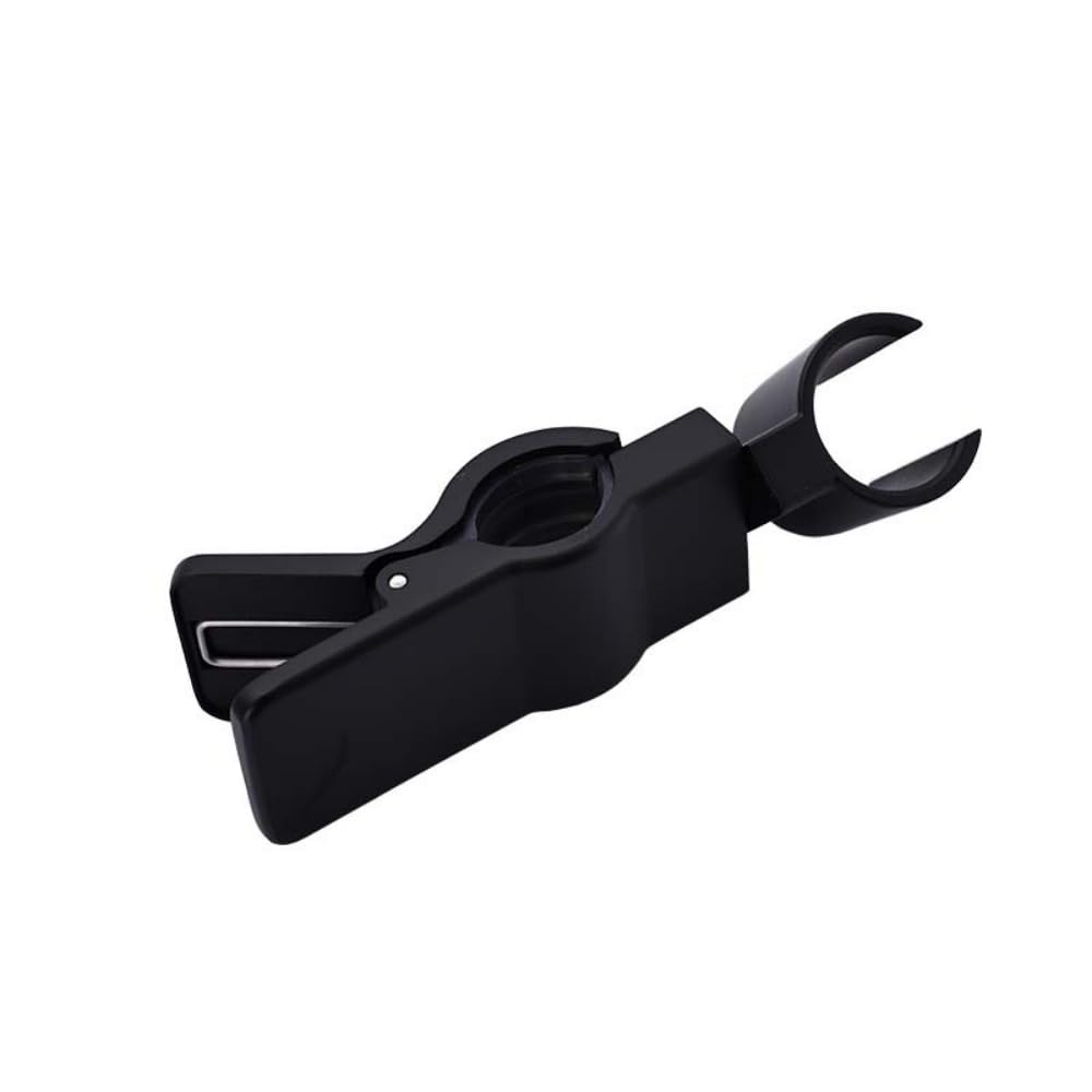 シャワーフック 取り付け簡単 挟むだけ スライドバー対応 高さ調節可能 ゴム製保護スリーブ シルバー (11.2*2.9cm,グレー)