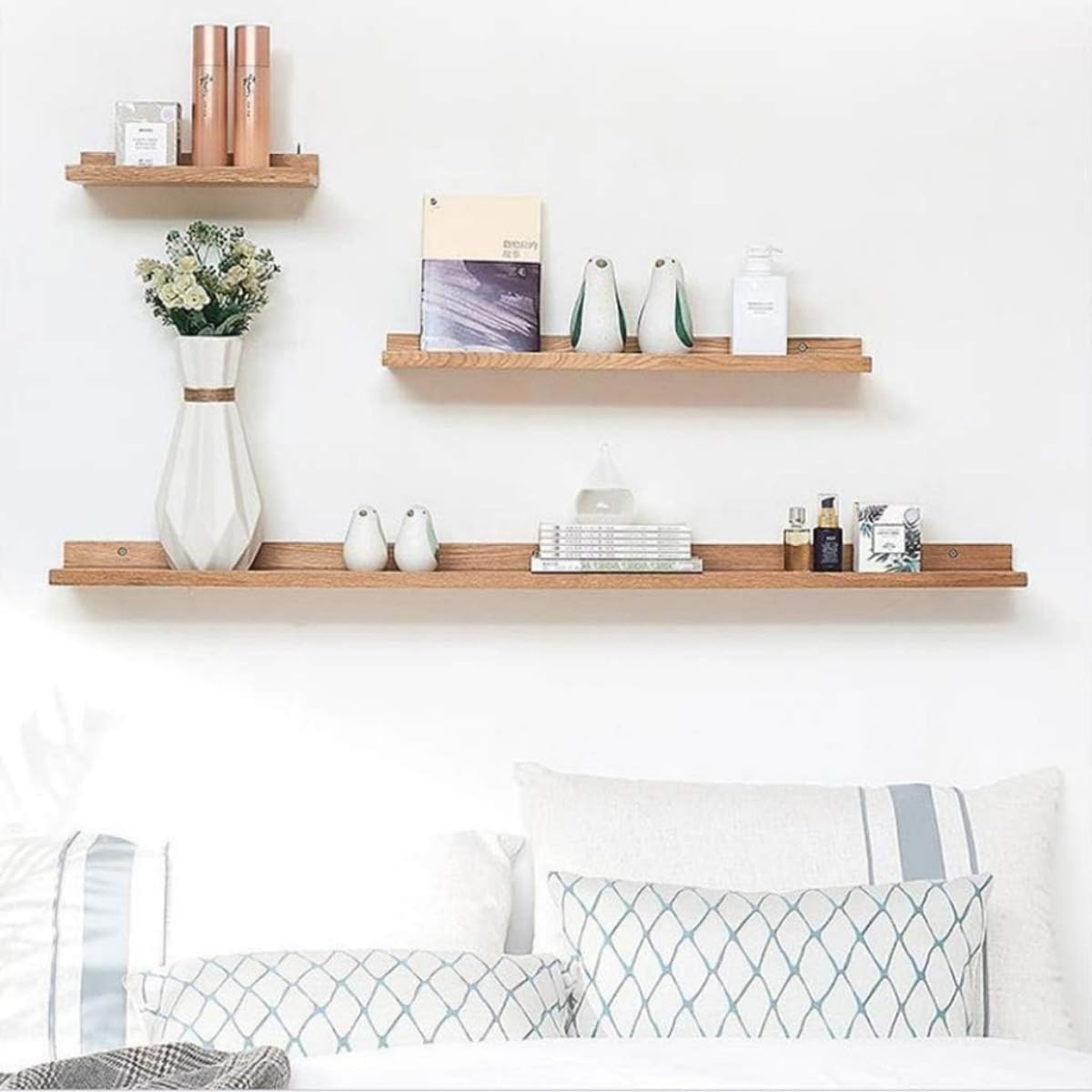 ウォールシェルフ 飾り棚 壁 棚 壁掛け棚 壁掛け 棚 棚 ラッ フローティング ディスプレイ棚 おしゃれ ..