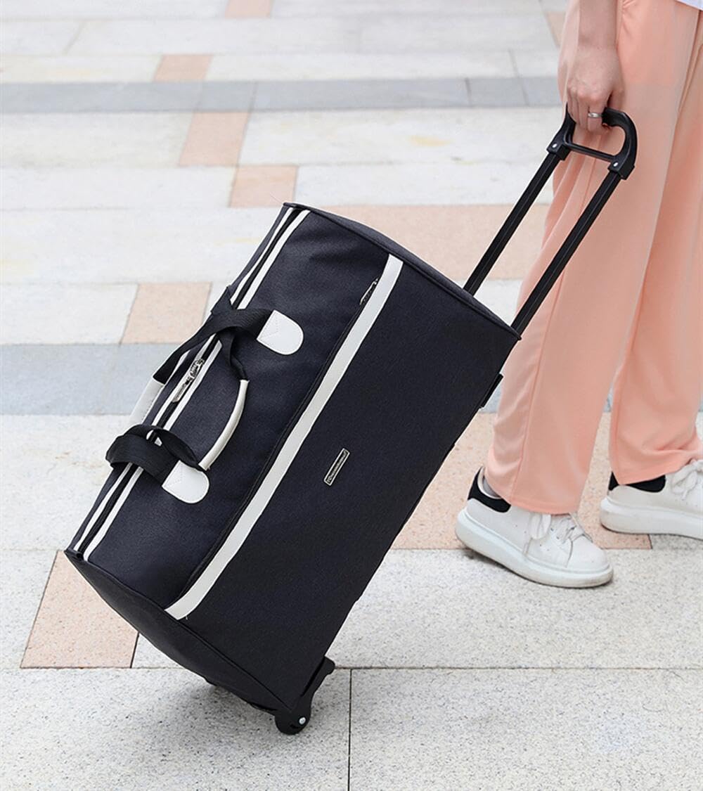 [] キャリーリュック ボストンバック 機内持ち込み 大容量 ボストンキャリー 旅行バッグ キャスター付..