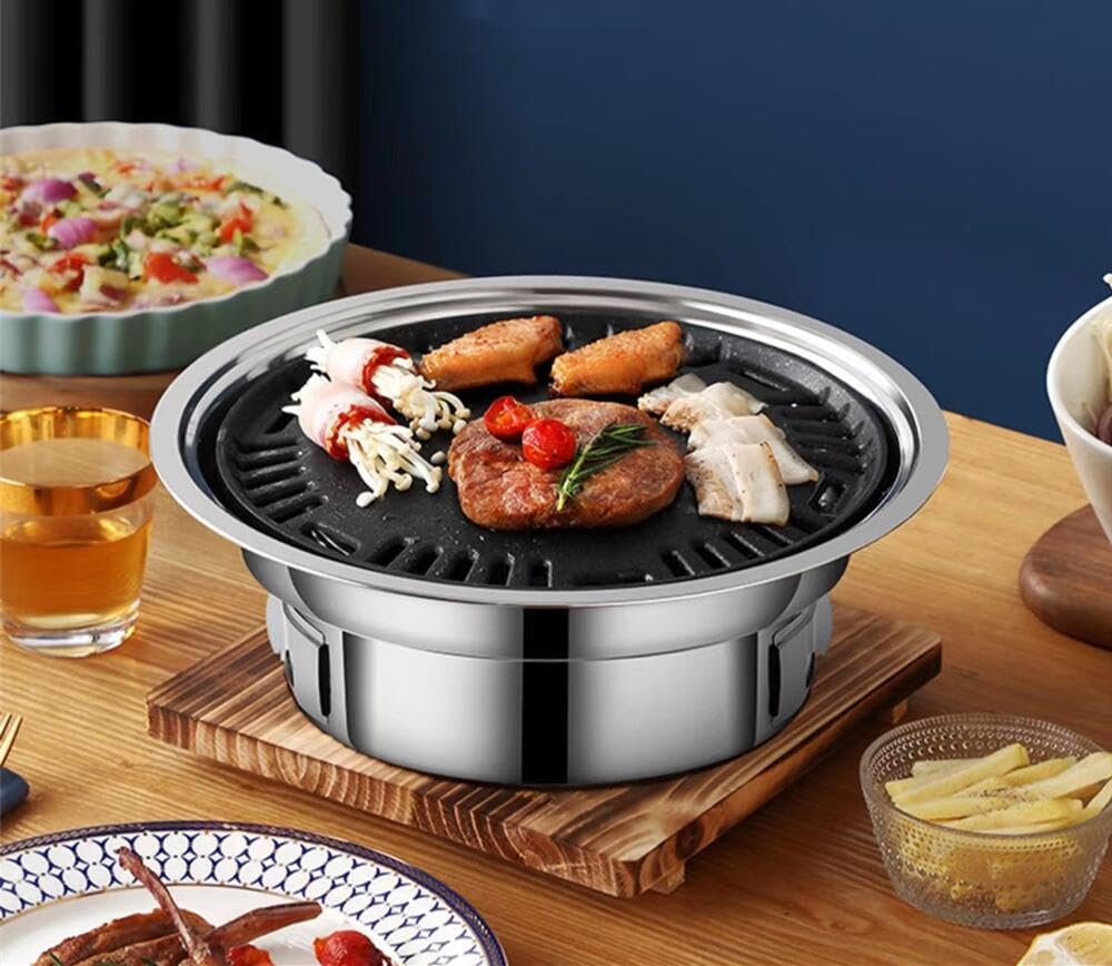 炭火焼きコンロ バーベキューコンロ 焼肉グリル 卓上 七輪 こんろ 焚き火台 和風カーボンオーブン 韓式..