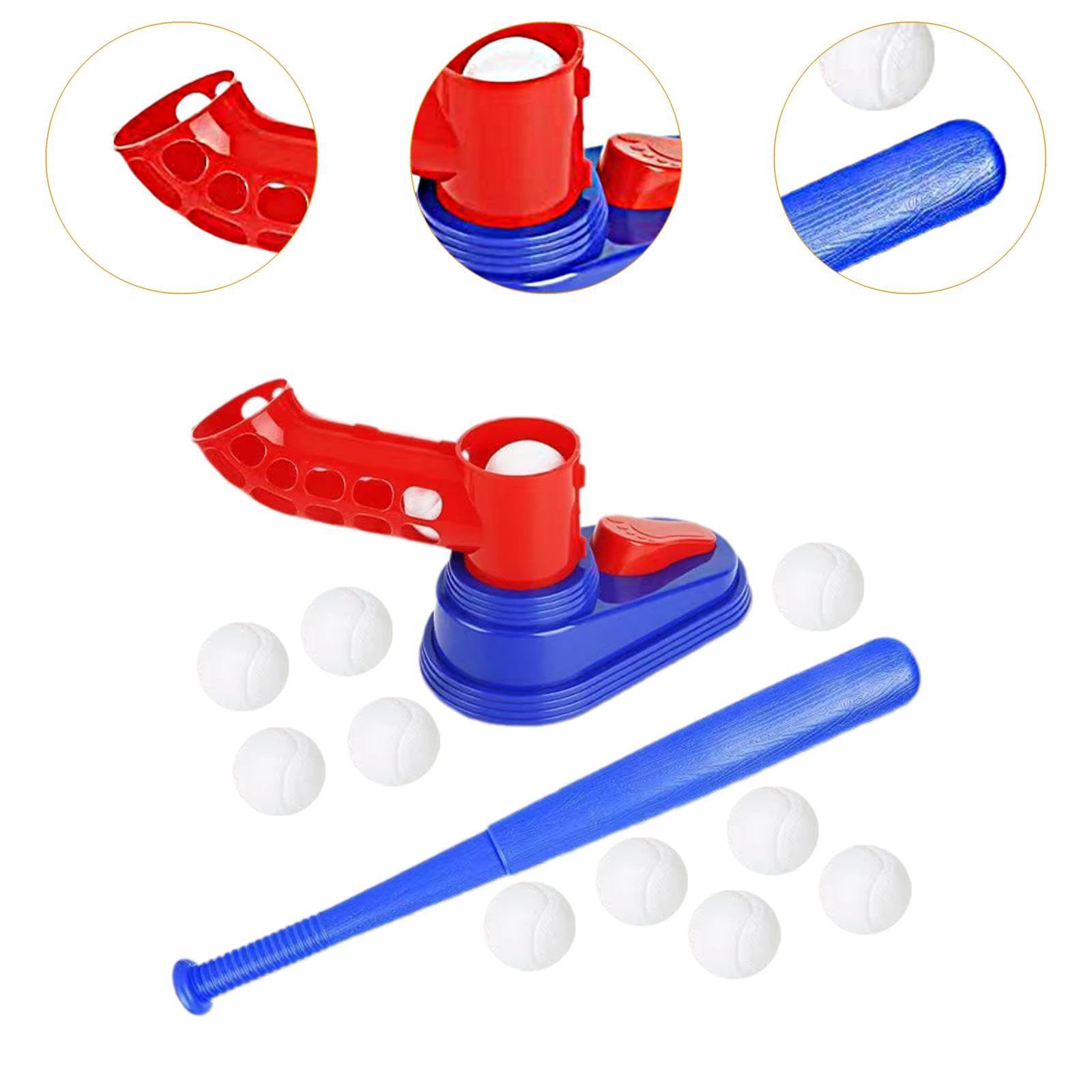 キッズ野球ピッチングマシン バットと野球ボール10本付き 裏庭練習 ギフト ゲーム エンターテイメント ..