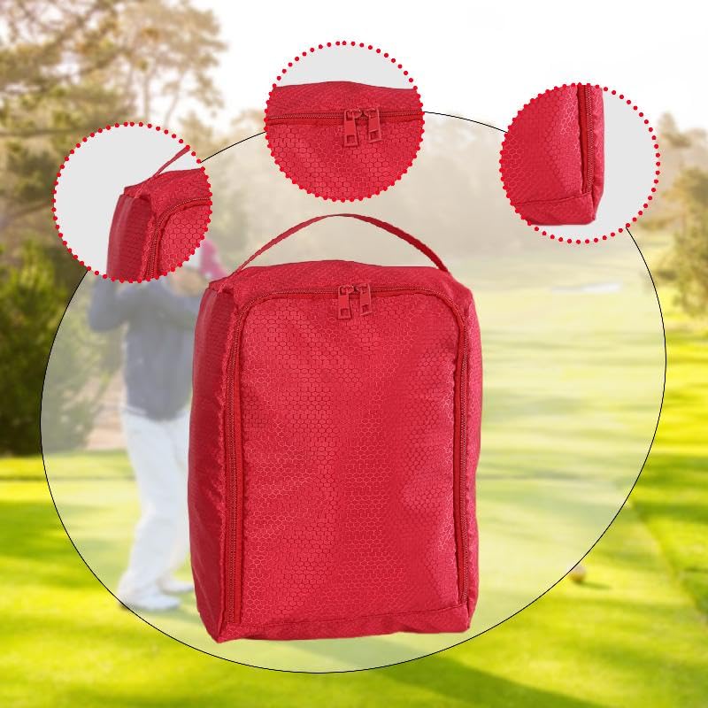 シューズバッグオーガナイザー 大容量アクセサリー 通気 防水 アウトドア多機能キャリーバッグ ジッパー付きシューズキャリア, ネイビーブルー