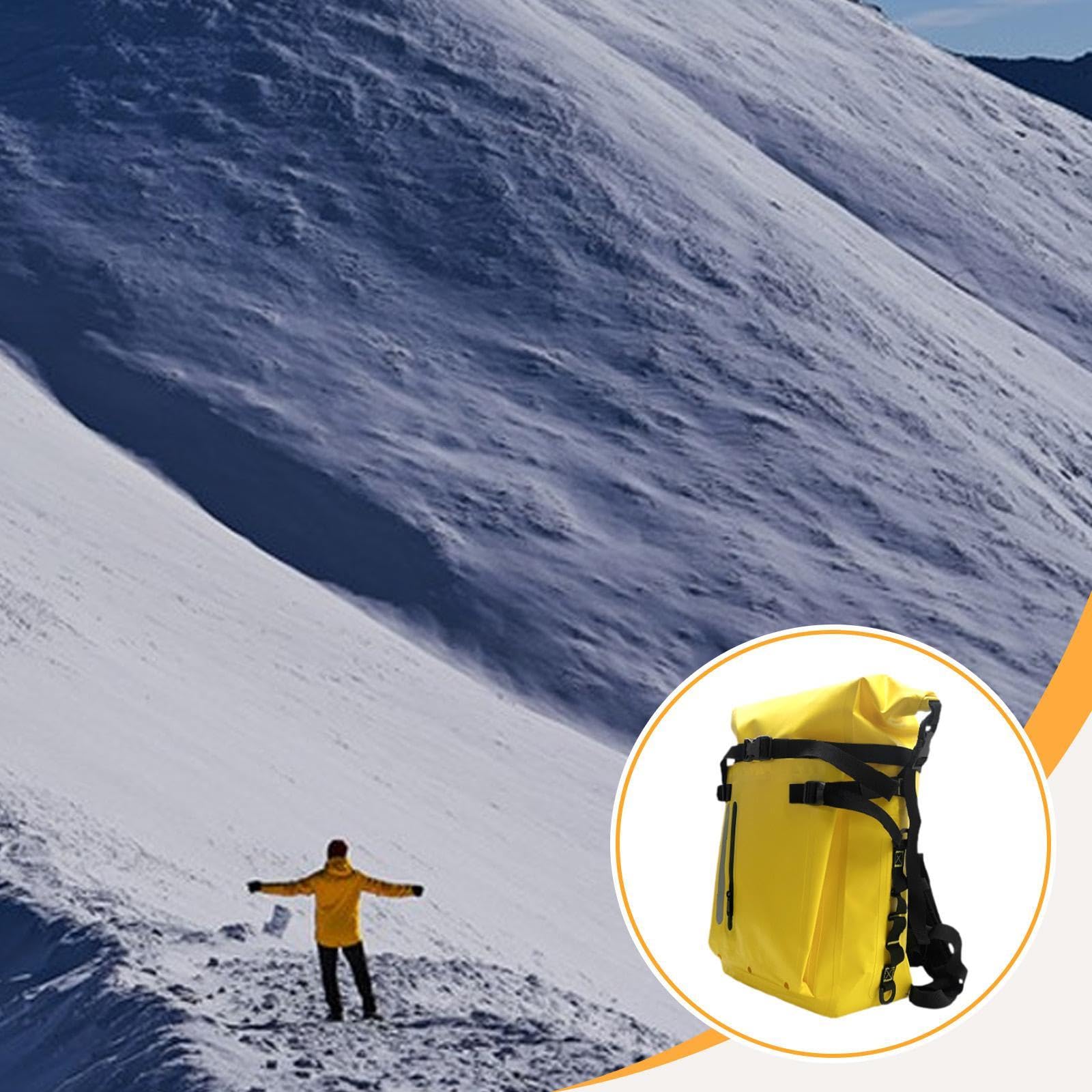 楽天アピネス[] 防水バックパックドライバッグ レディース メンズ ギアをドライに保ちます ロールトップ収納バッグ ハイキング ボート 水泳 アウトドア活動用, 黄色