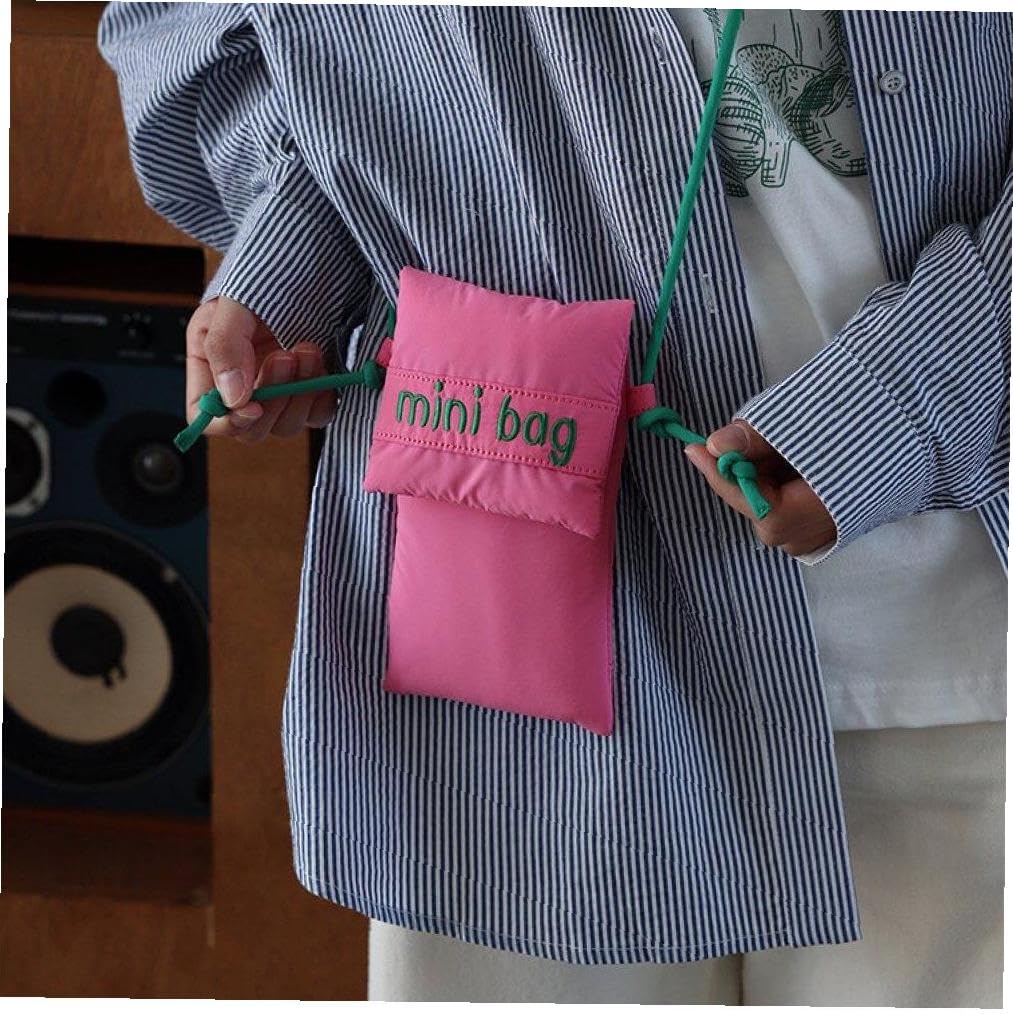 スクエア ショルダーバック 布 ミニ 縦型 人気 ポーチ 小さめ 可愛い 肩掛け 斜め掛け ポシェット 軽量..