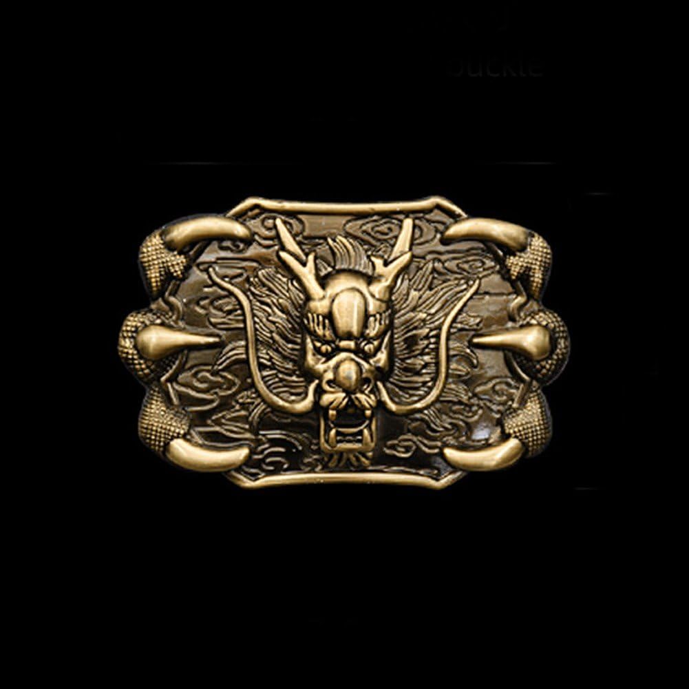 ベルト レトロ 中国風 ドラゴン爪 パターン バックル メンズベルト 金属ベルト ヒップホップ パンクベ..