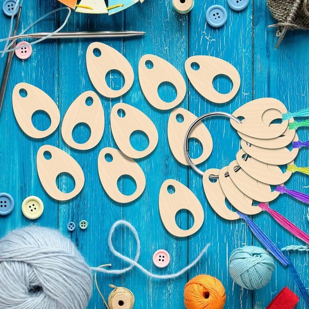 木製クロスステッチ 縫製ツール 糸ホルダー 糸巻き 刺繍フロス収納ホルダー 糸整理ケース 木片 クロス コットン クラフト diy 縫製 収納用 100個