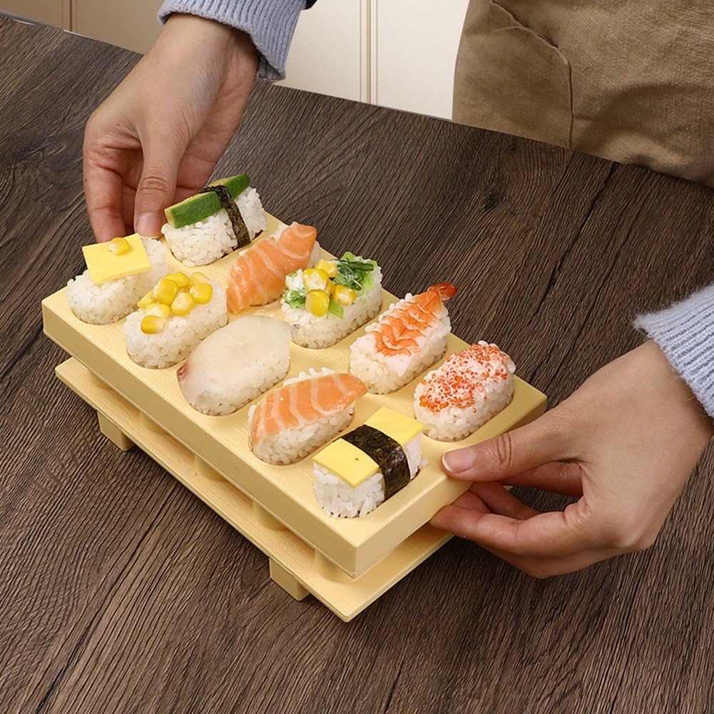 おにぎり型 和風 寿司型 押し型 おにぎりメーカー 10グリッド 弁当プレス ノンスティック プラスチック..