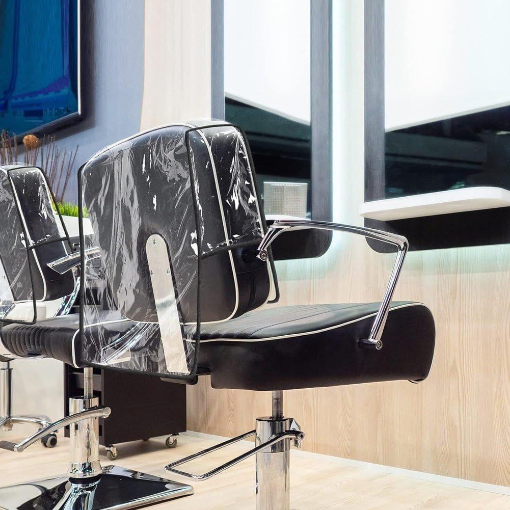 サロンチェアカバー チェアプロテクター スクエア ヘアドレッシングチェアバックカバー ほとんどのサロ..