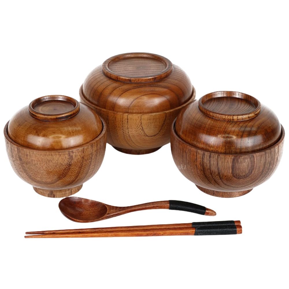 お椀 汁椀 味噌汁椀 木製 雑煮椀 吸物椀 蓋付き 和食器 吸い椀 漆器 鉢 鍋 取り皿 木製食器 軽量 小鉢 ..