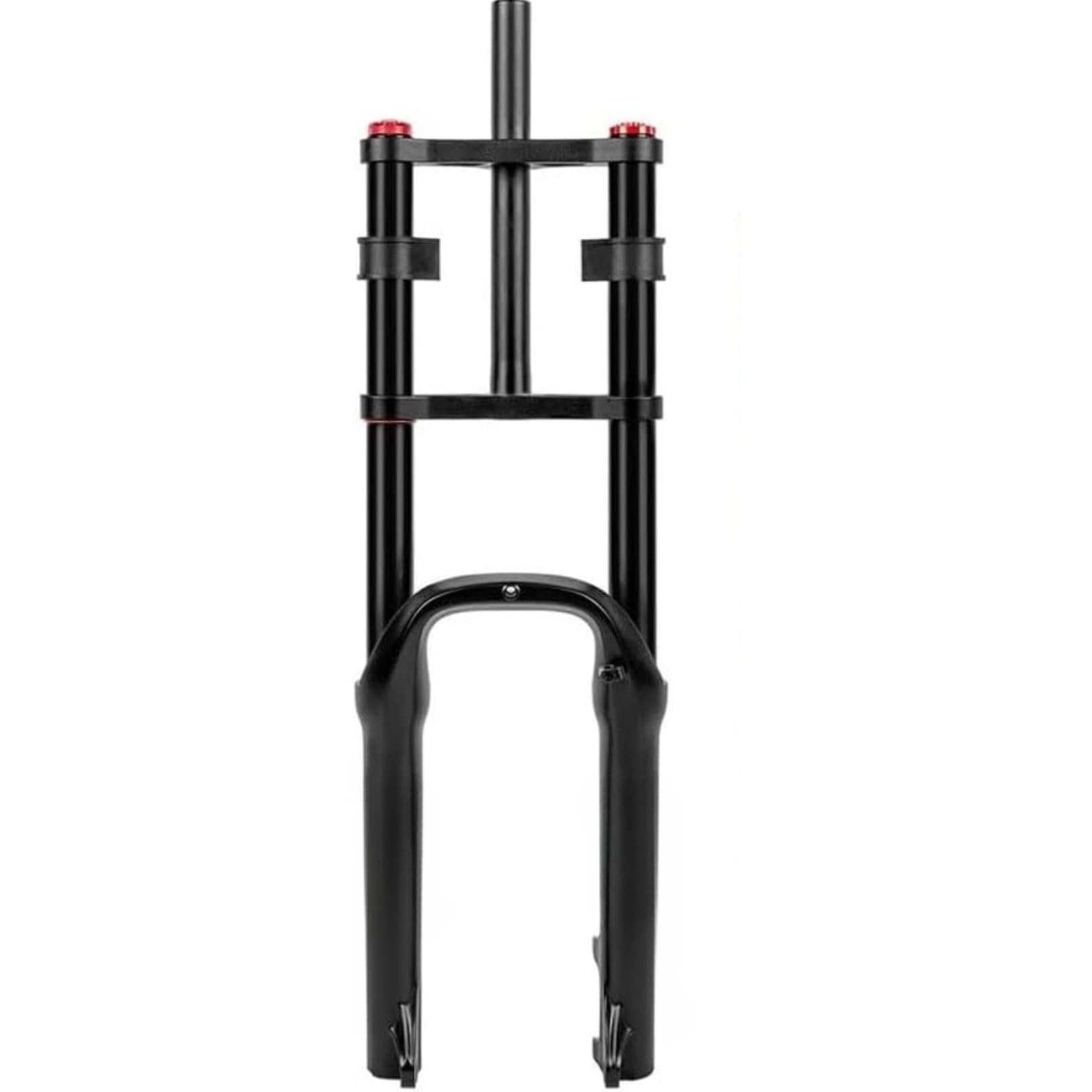 マウンテンバイク、スノーモービル、ニューマチックオイルスプリングサスペンションダブルショルダーフロントフォーク (黒い)