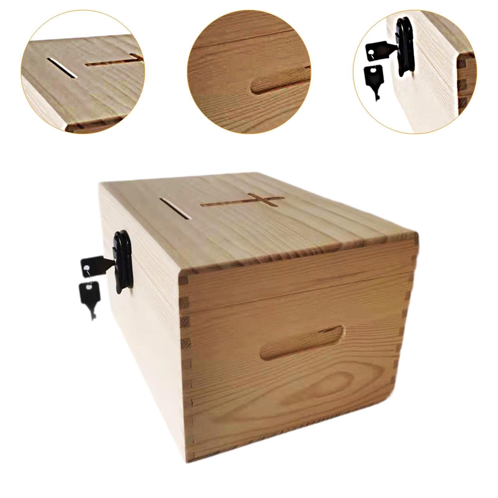 子供の誕生日のための木製保存ボックスデスクポークバンク