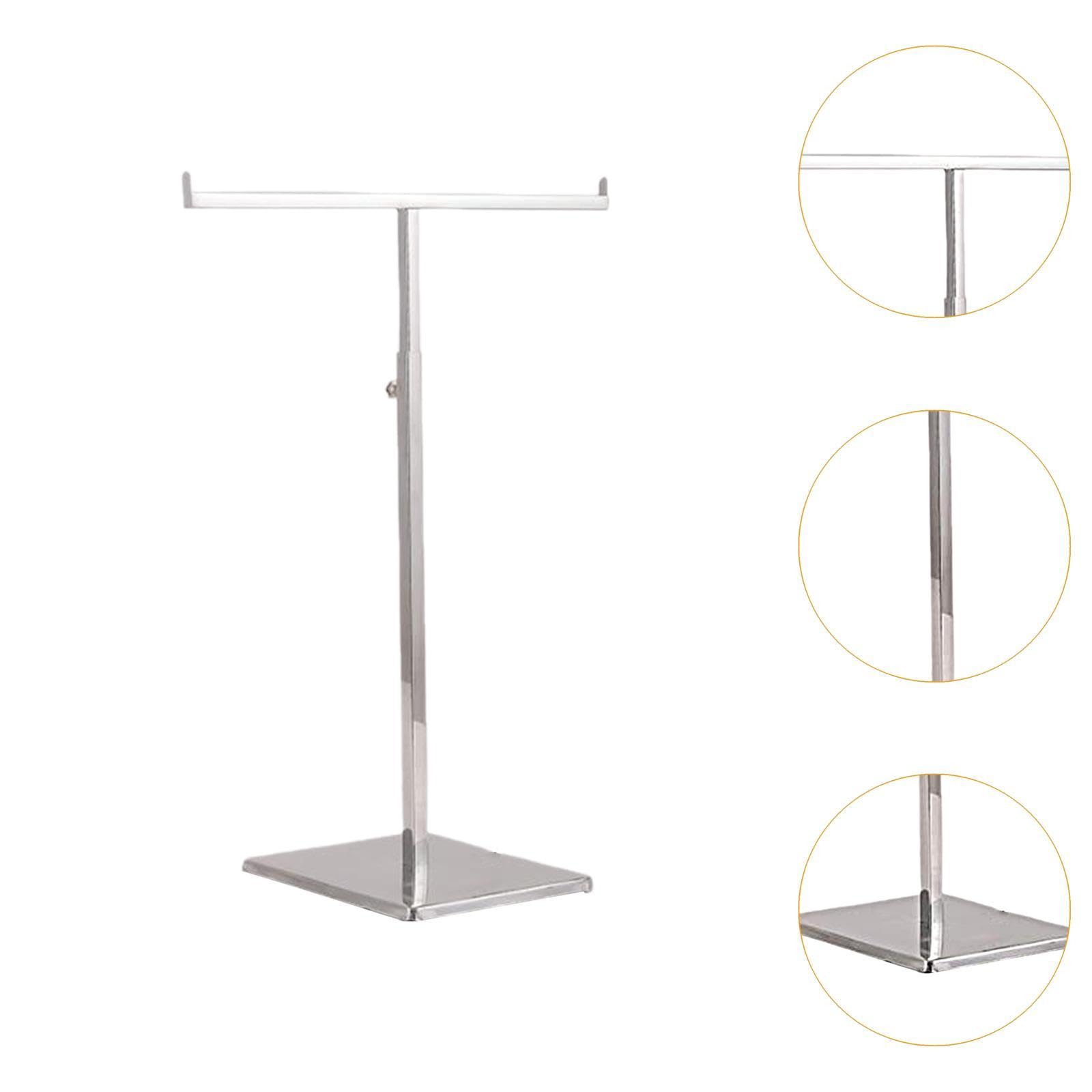 ハンドバッグ用ディスプレイスタンド、ジュエリータワー、ネックレスオーガナイザー、高さ調整可能なラック, 黒