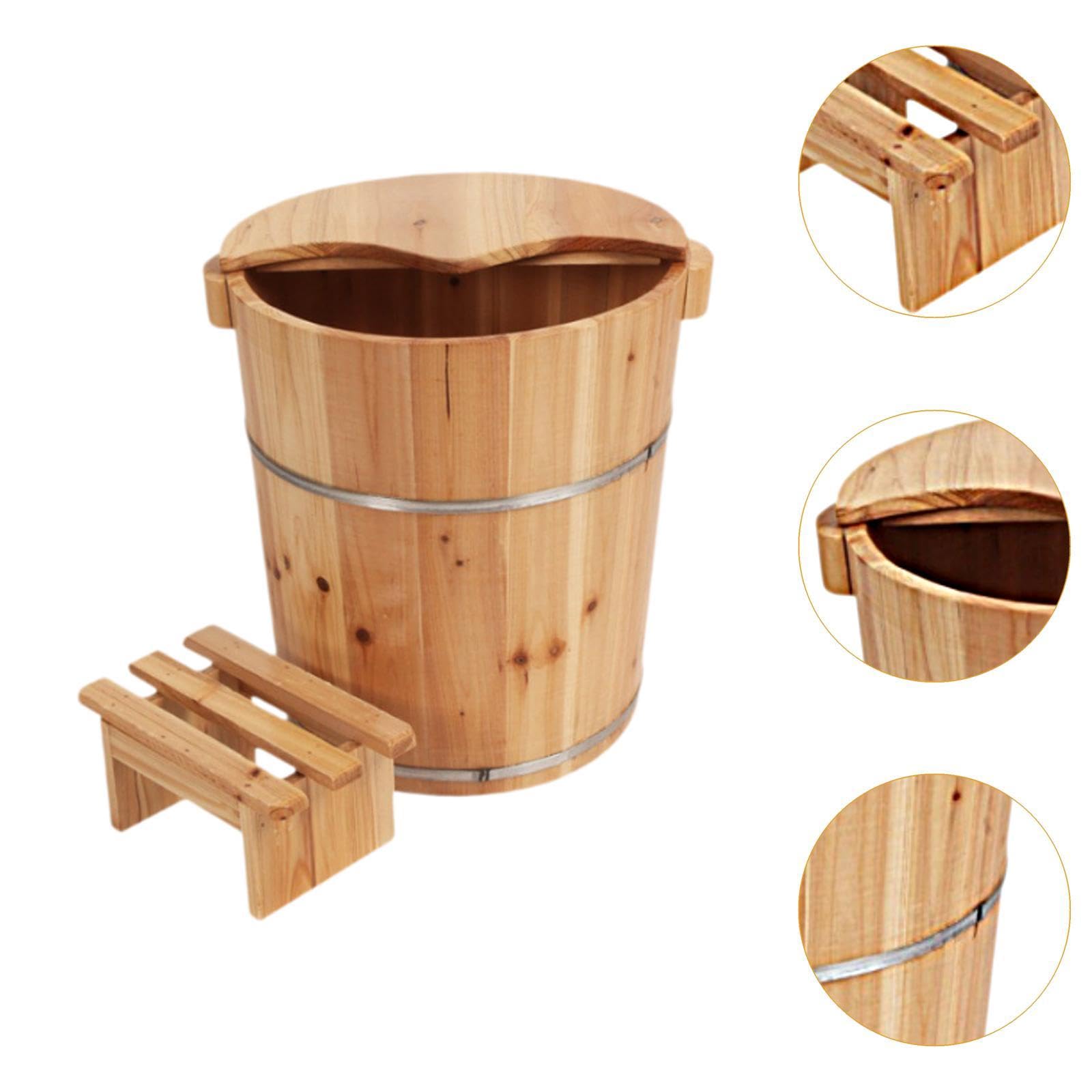 フットバスタブ 木製 実用的 フットバス 家庭用 浴室 大人用