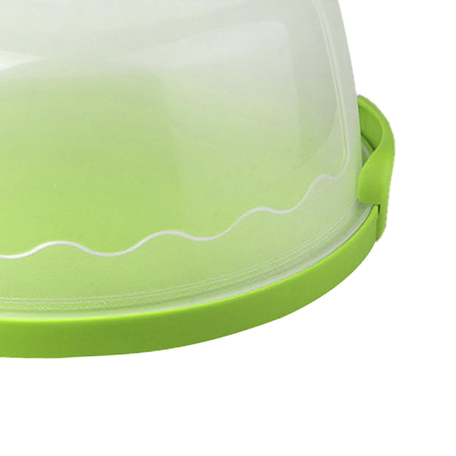 アピネスの丸い形のデザイン、10インチのケーキに最適、便利な取り扱い, 緑｜アングル2