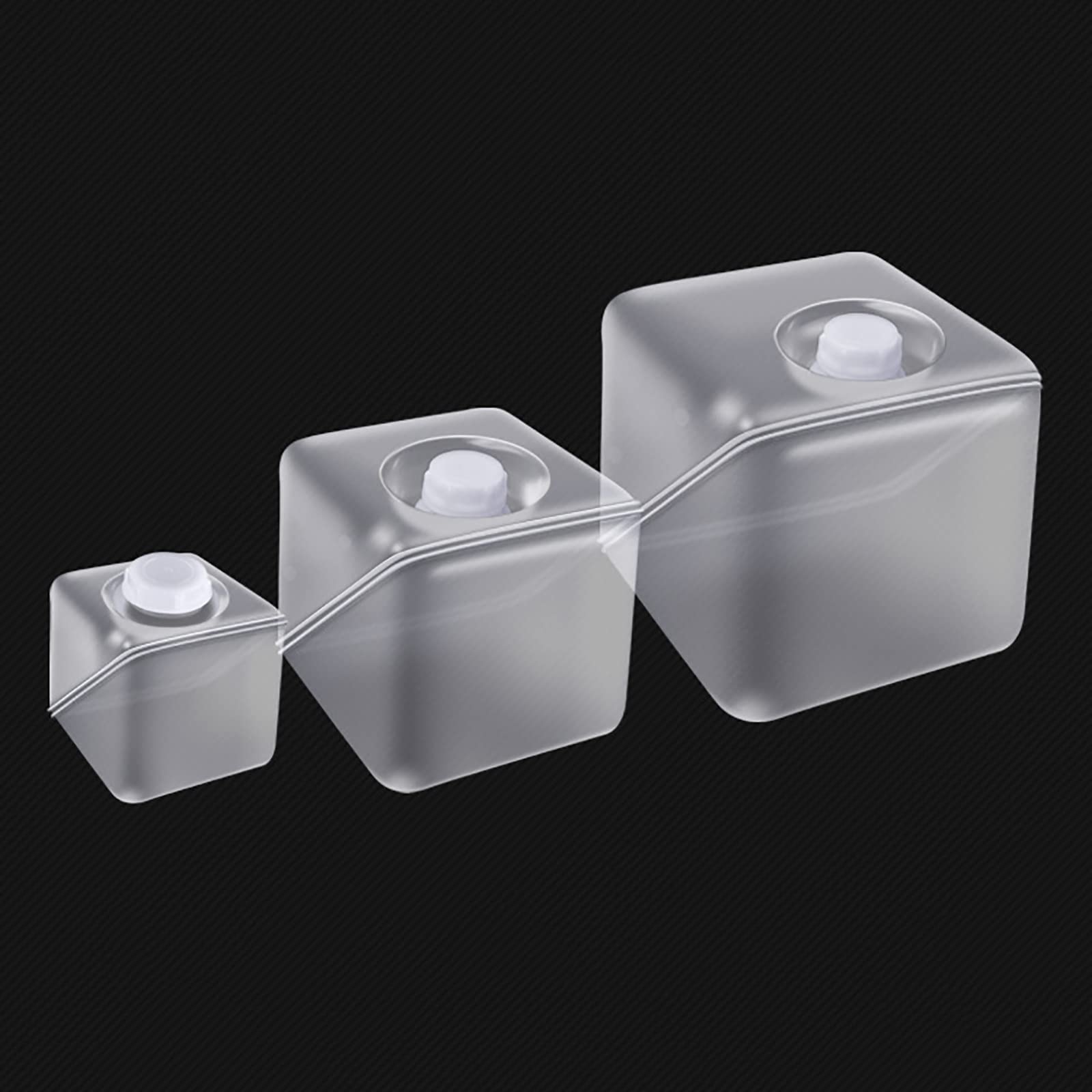 ウォータータンク 折りたたみ水袋 コンパクトな取っ手付きウォータータンク 大容量 蛇口付 外出 防災 ..