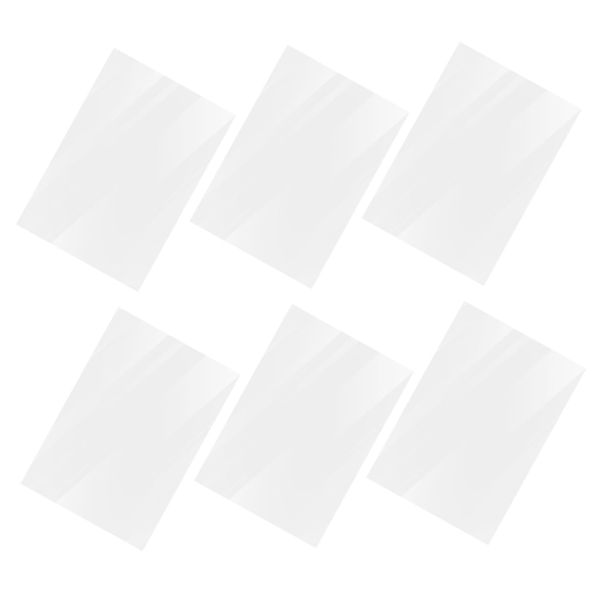 6枚 プリンター用高透明フィルム 高透過率 軽量コンパクトで実用的 レジン造形に適した耐熱性フィルム