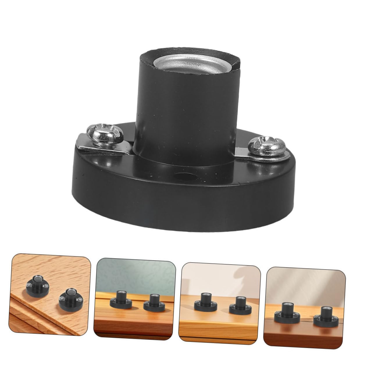 20個 小灯座螺口 プラスチック製 ミニソケット 電気実験用 ねじ込み式電球ホルダー 耐久性高く 明るい..