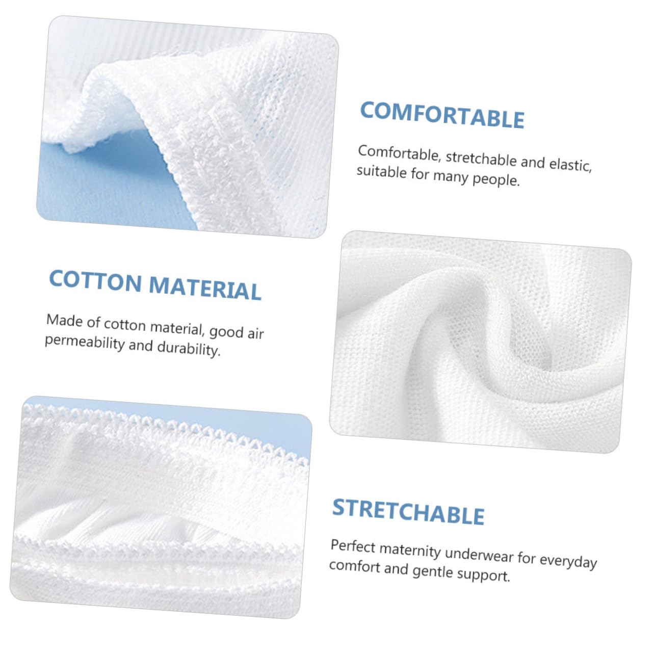 アピネスの[] 5個入り 使い捨て女性用下着 透 純綿パンティー 産後 向け 旅｜アングル3