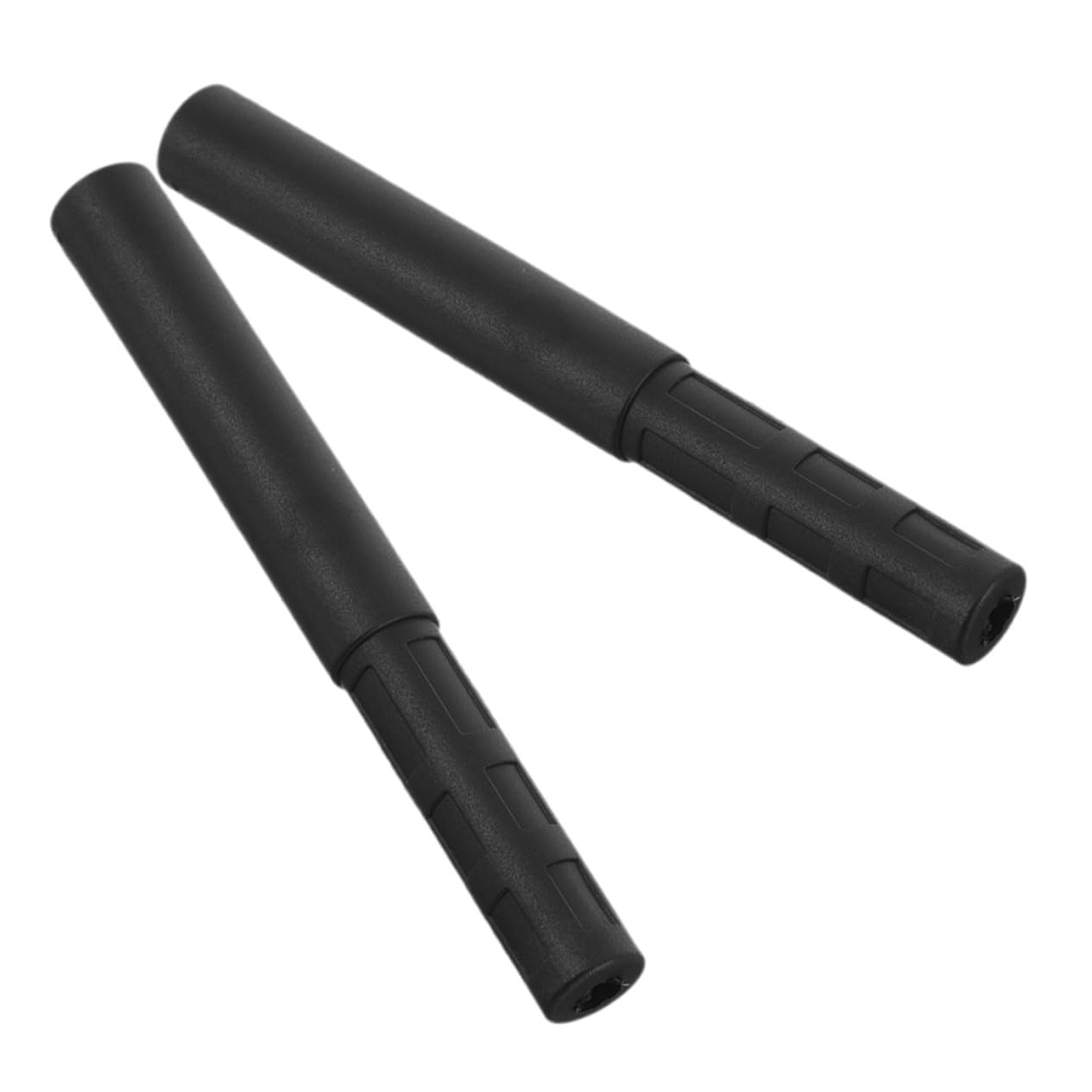 2個 カーボンファイバー製ゴルフシャフト延長棒 耐久性とグリップ強化 アイアン ウッド パター用ユニバ..