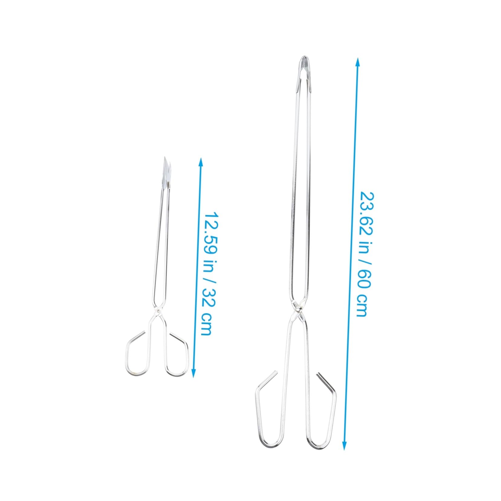 アピネスの2個ステンレス製ゴミ拾い用はさみ型グ 軽量ポータブルバーベキュ｜アングル3