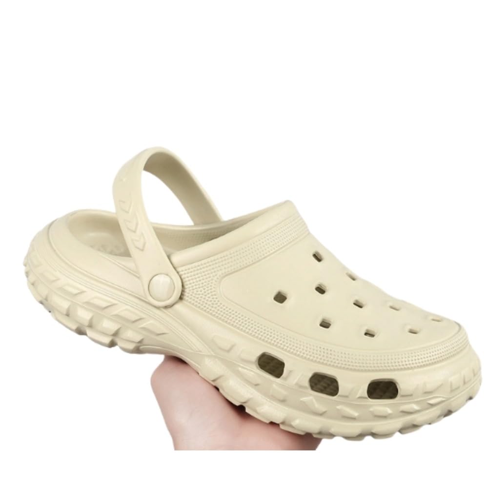 [] 大きいサイズのおしゃれなカジュアルメンズサンダル クソ踏み感のある カップル下駄 無地 ビーチシューズ トゥトゥサンダル