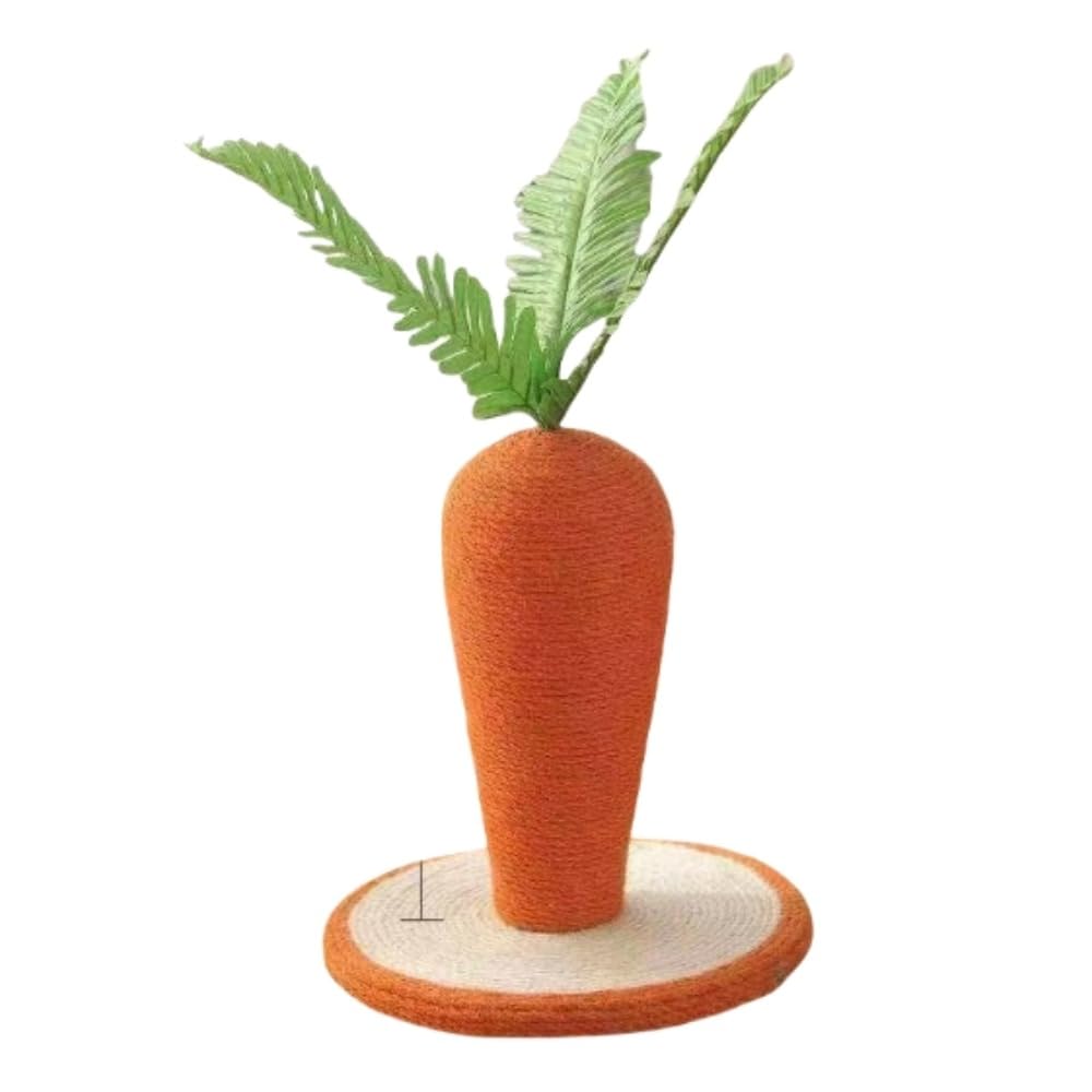 猫の爪とぎボード にんじん猫の爪とぎボード 縦型サイザル麻猫の爪とぎポスト ペット猫クライミングフ..