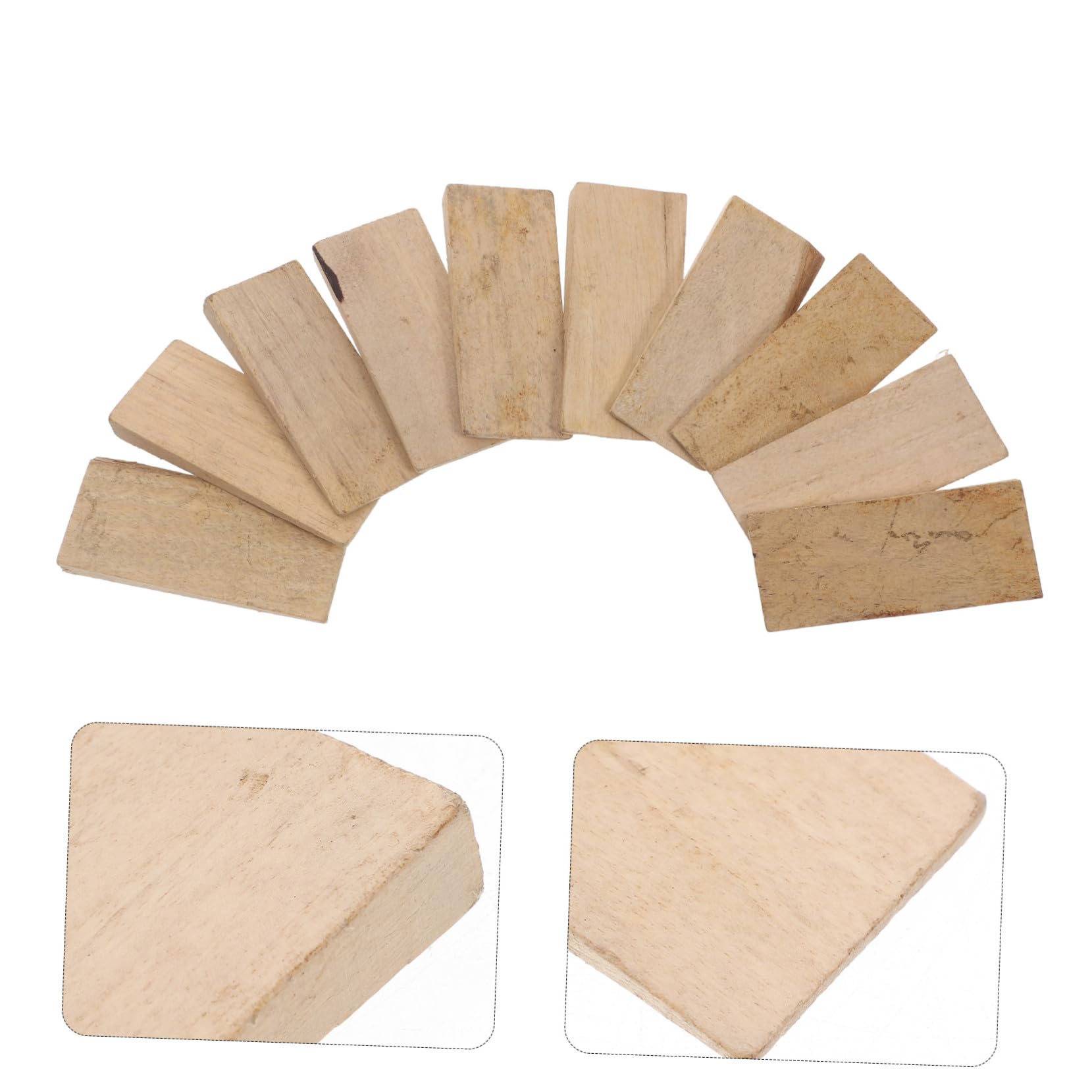 10個 木製ハンドルウェッジ 耐久性強化斧 鍬柄修理用工具 固定補強パーツ 農具メンテナンスアクセサリー