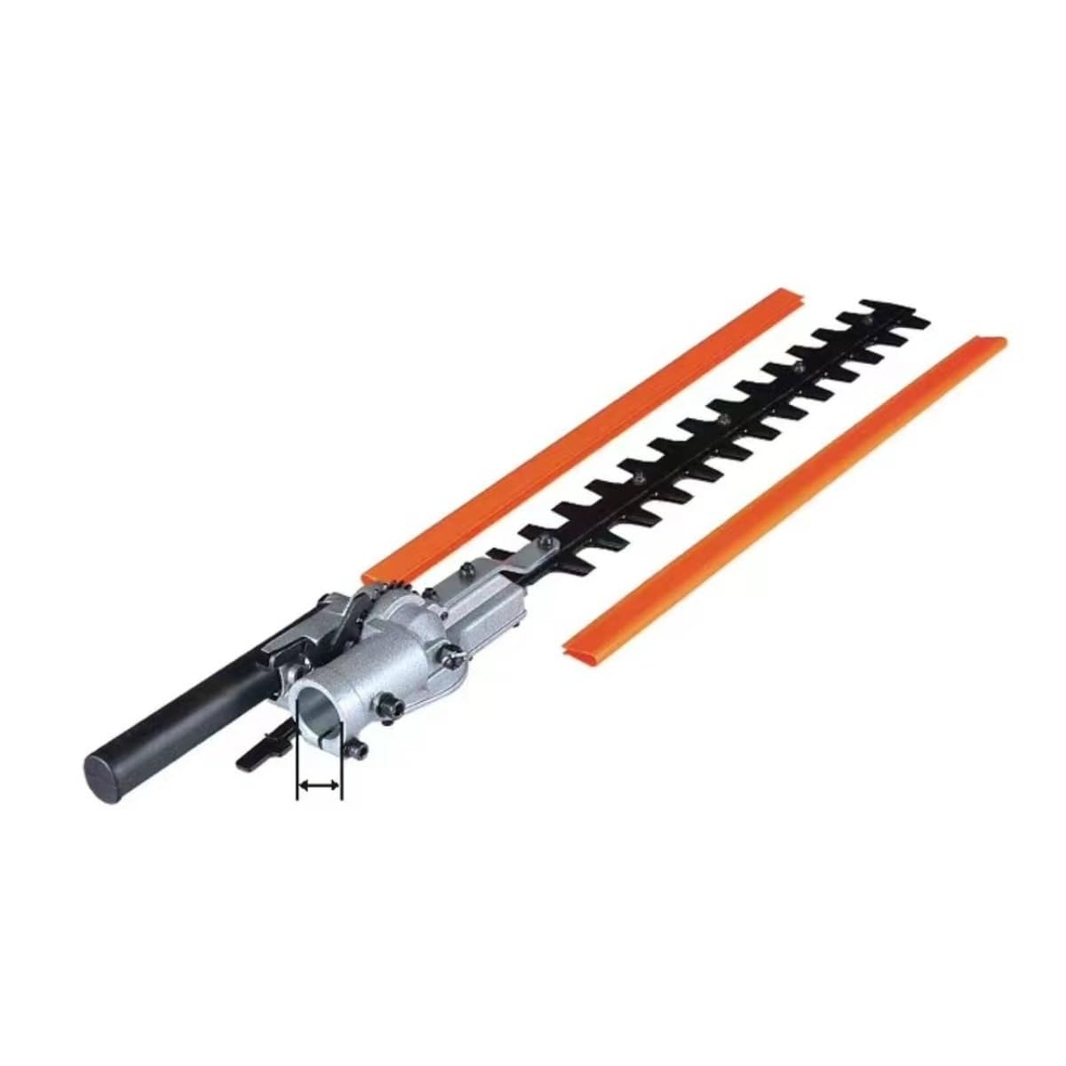 ユニバーサルヘッジトリマーアタッチメント 拡張両面刃 ヘッジトリマー 庭園用 枝切り道具 7 枚歯 7 ギ..