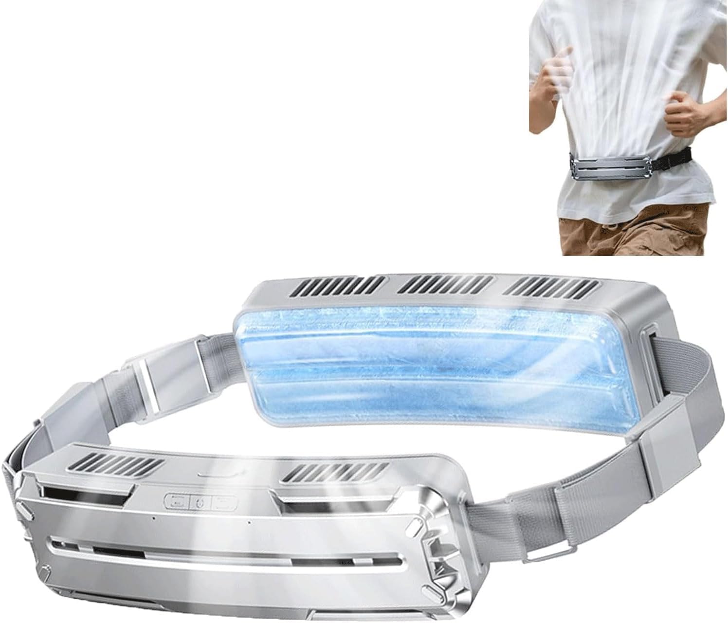 腰掛け扇風機 ベルトファン 携帯扇風機 スマートな腰掛け扇風機 強力 ベルトファン 汗を吹き飛ばす ダブルターボファン ジェットファン 軽量 ハンズフリー 作業服用ファン 3段階風量調整 ハンズフリー 扇風機 両手解放 長時間使用可能 腰ベルト扇風機