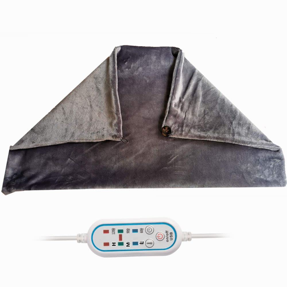 電気毛布【あったかブランケット】電気ブランケット usb ひざ掛け 肩掛け 掛け敷き タイマー機能 80×45..