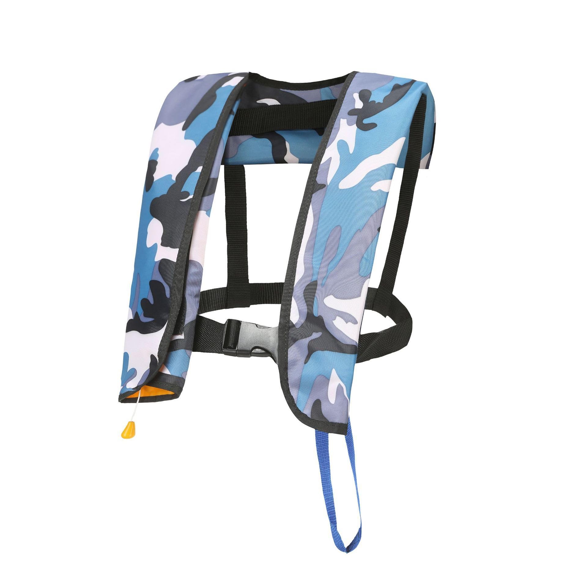 ライフジャケット【3秒自動膨張式 CE認証済】フローティングベスト 川遊び 釣り 海 シュノーケリングベ..