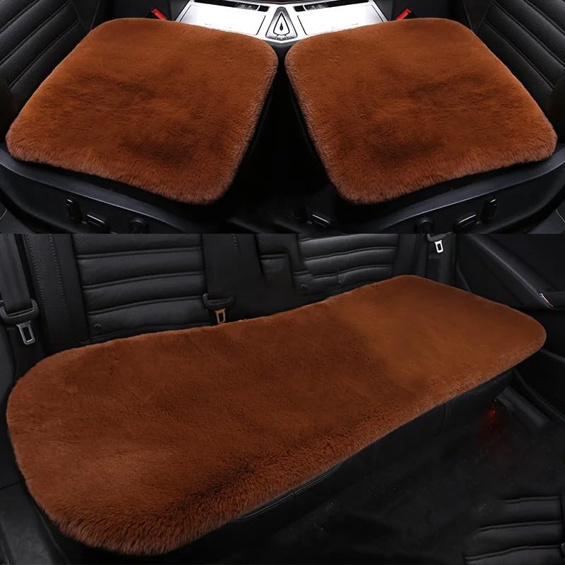 車用 シートカバーセット 肌ざわり シートカバー 前席用2枚+後席用1枚 後部座席 シートクッション 車 ..