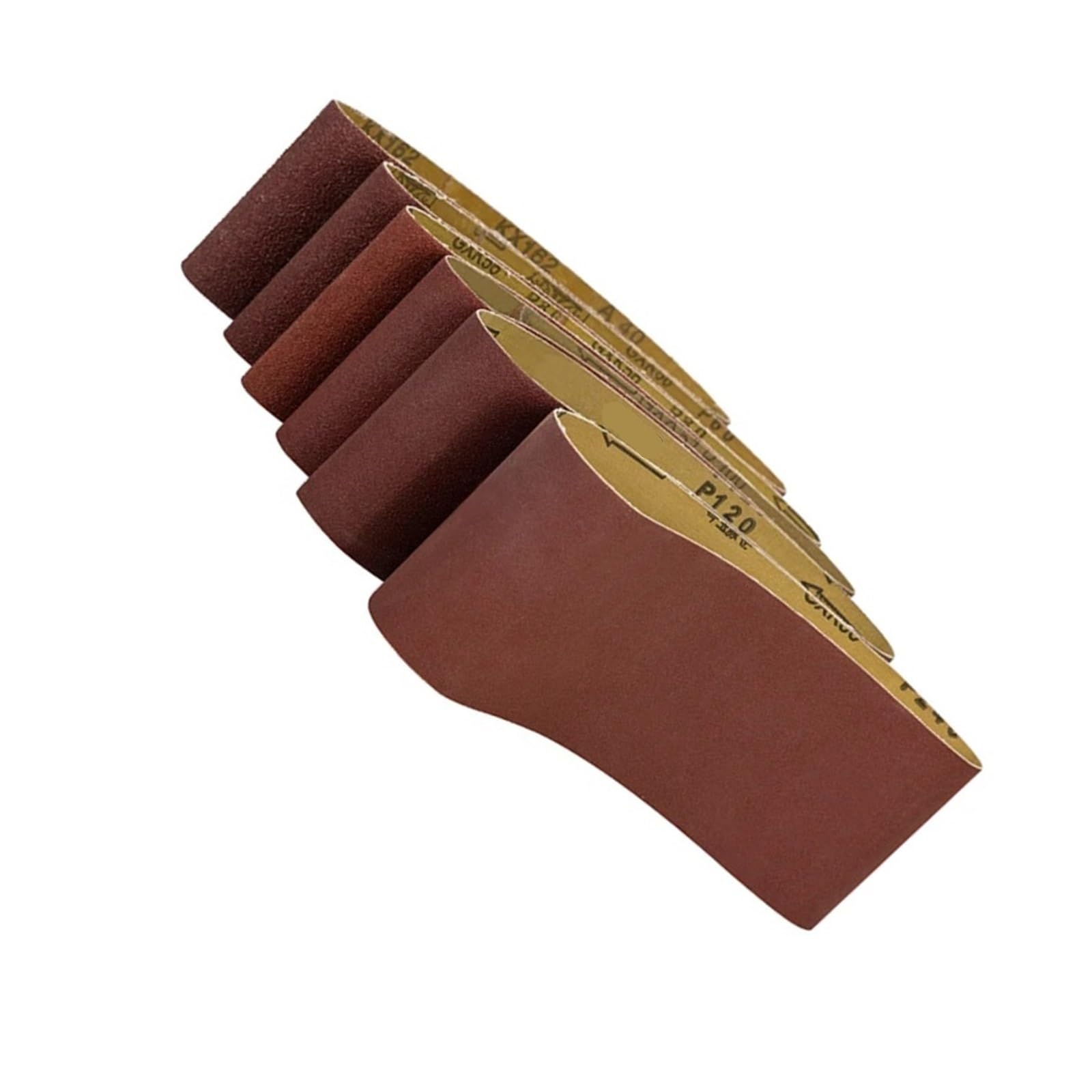 10 個 40/60/80/100/120/240 グリット研磨ベルト 610*100 ミリメートルサンドペーパーサンディングバンド研磨機研磨ツール用(40)(3)