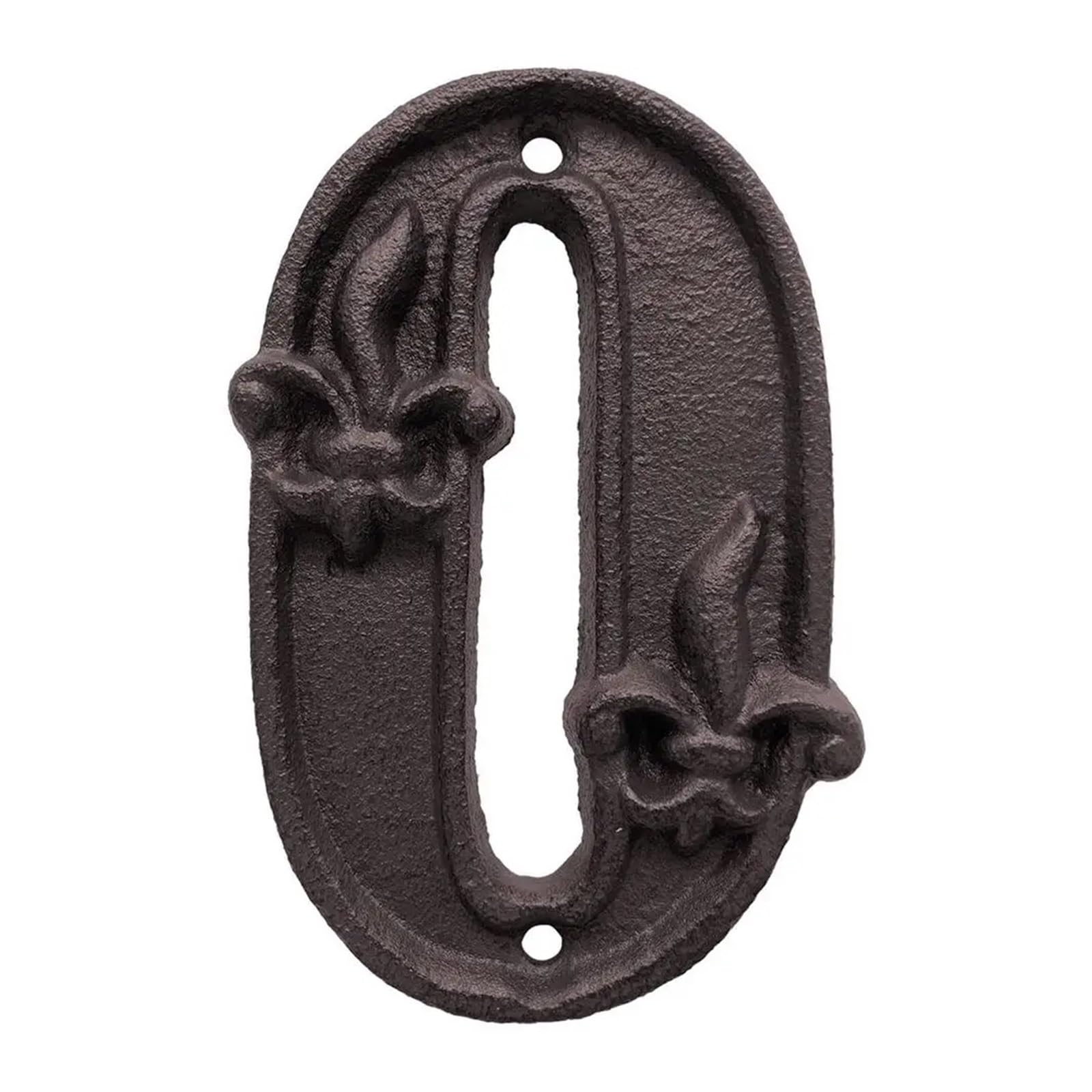 ユニークな住所番号鋳鉄金属アンティーク表札ドア番号サインアパートストリートアドレスプラーク装飾デザイナー(5)