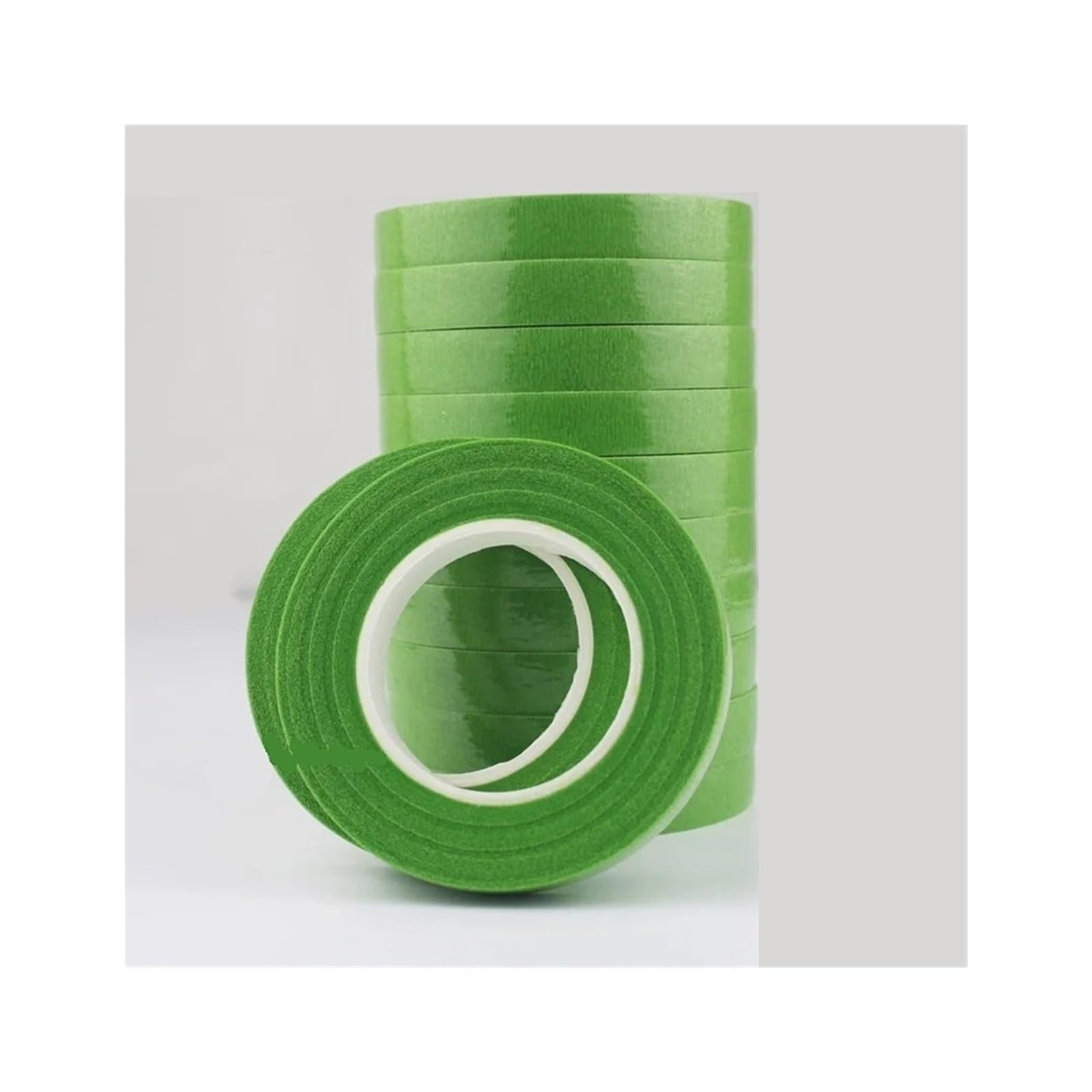 自己粘着花紙テープ花束茎グリーン花卉テープおしべラッピング花屋 DIY 造花用品(Coffee,5pcs)