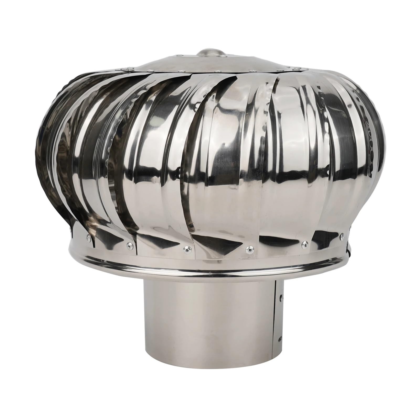 回転式ステンレス製煙突カウルキャップは、空気抽出システムを強化し、換気パイプと煙突を保護します。
