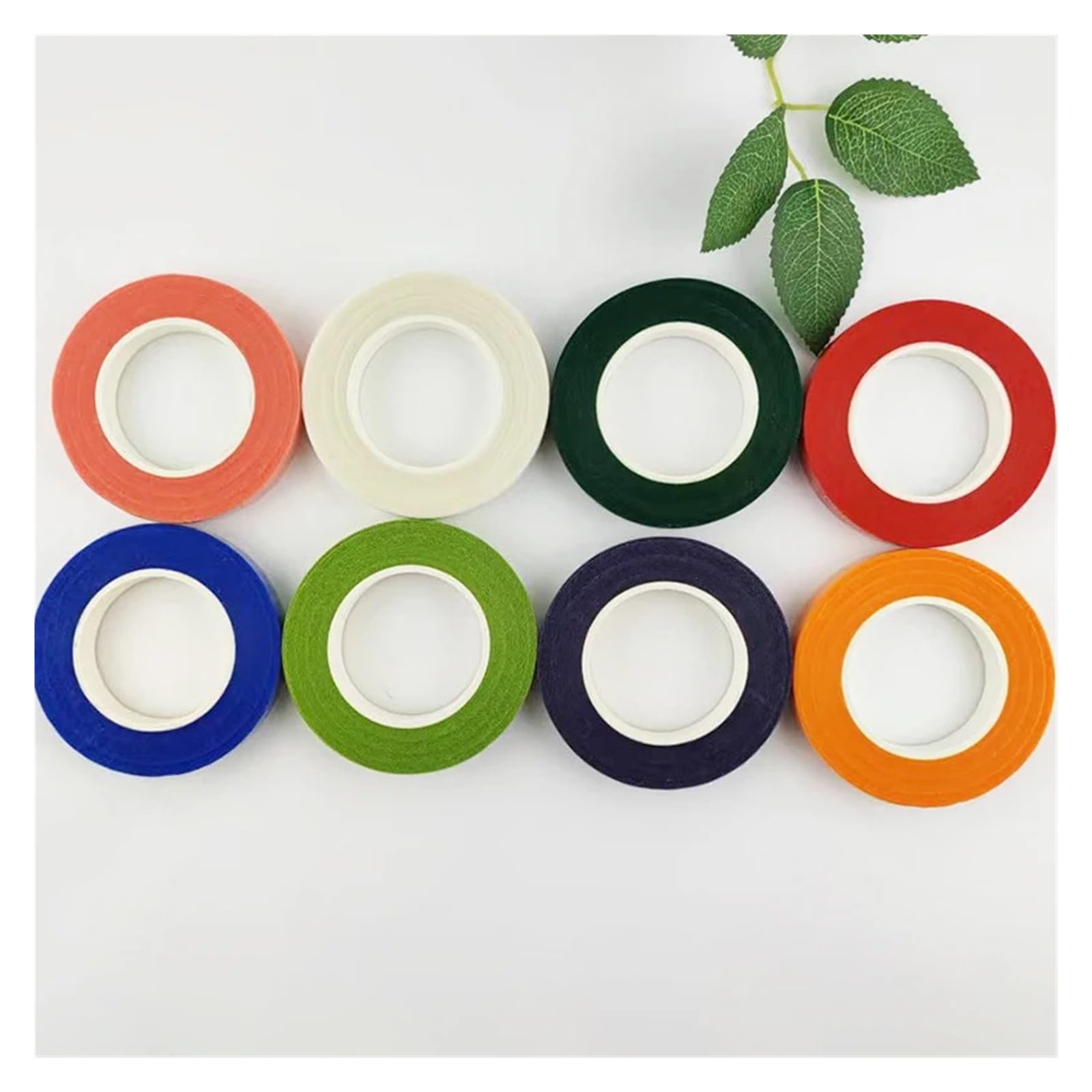 花卉テープ自己粘着花束花の茎紙テープおしべラッピング花屋 DIY 装飾花結婚式用品(A9)