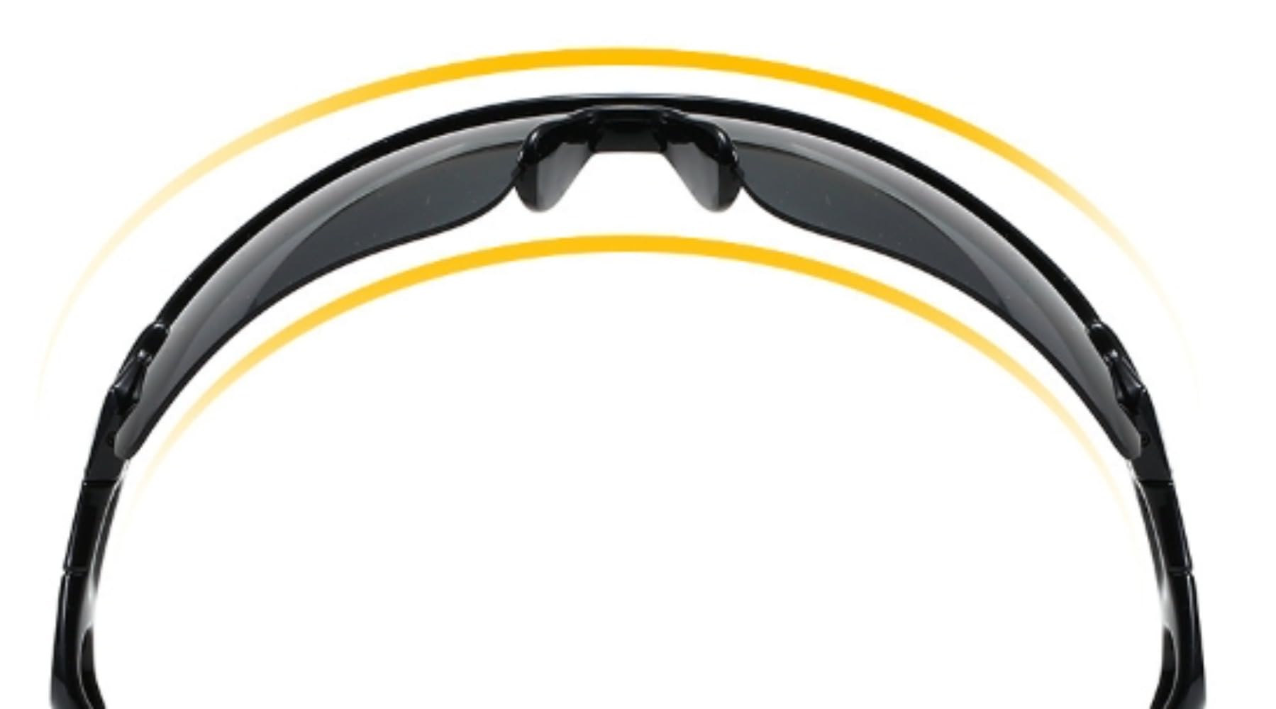 [] スポーツサングラス 紫外線をカット 耐衝撃ポリカーボネートレンズ 風の巻き込みを防ぐ 飛沫ガード ..