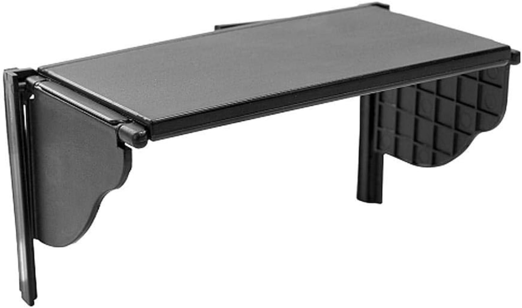 カーナビ サンバイザー ナビシェード 遮光 日射しカット 視界良好 取付け簡単 車載 モニター ナビ バイザー シェード 日よけ オーディオ パーツ 両面テープ付き 145mmから245mm 対応 伸縮可能