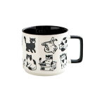 マグカップ かわいい 子猫 磁器カップ お茶カップ 耐熱 白いセラミックマグ コーヒーカップ 陶器 ティーカップ セラミック 軽量 人気 自宅用 レディース メ...