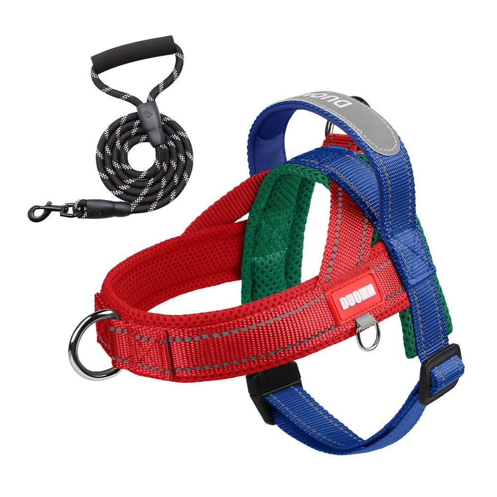 犬用ハーネス 犬用胴輪 ドッグ ハーネスリード 反射材料 訓練 小型犬、中型犬に向け 通気性 調節可能 ..