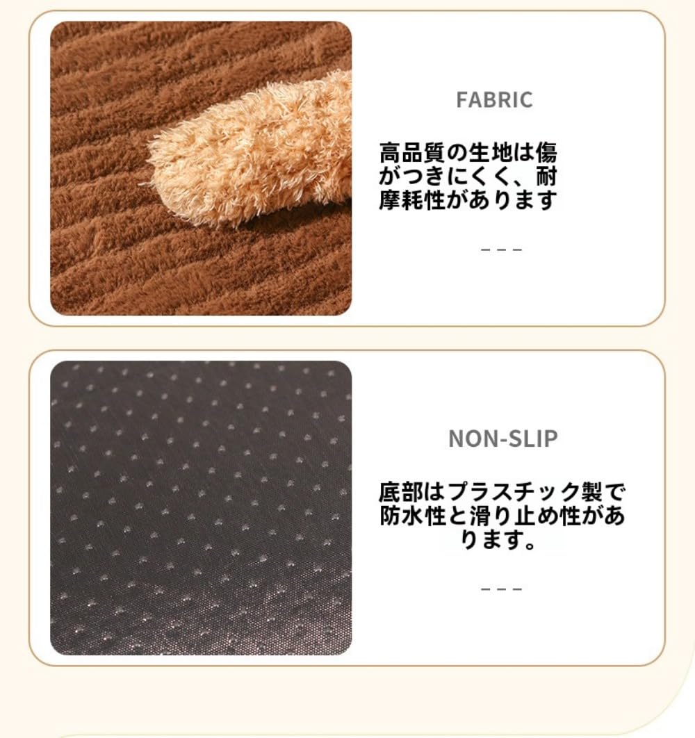 アピネスの犬 ベッド 夏 洗える 大型犬 ペットベッド ひんやり 小型犬 枕付きマット 猫 ペットマット 滑り止め 柔らかい ベッド クッション 軽量 快適 通気性 ペット用品 お手入れ簡単 繰り返し利用可能 犬猫兼用 夏用 (L)｜アングル3