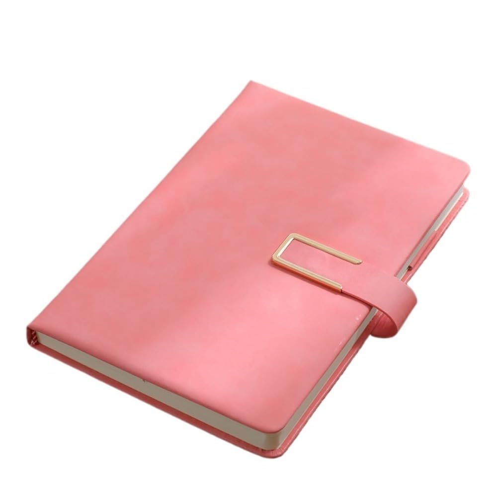 A5サイズ ダイアリー 手帳 ノート 会議記録ノート (ブラック【エッジバックルスタイル】)