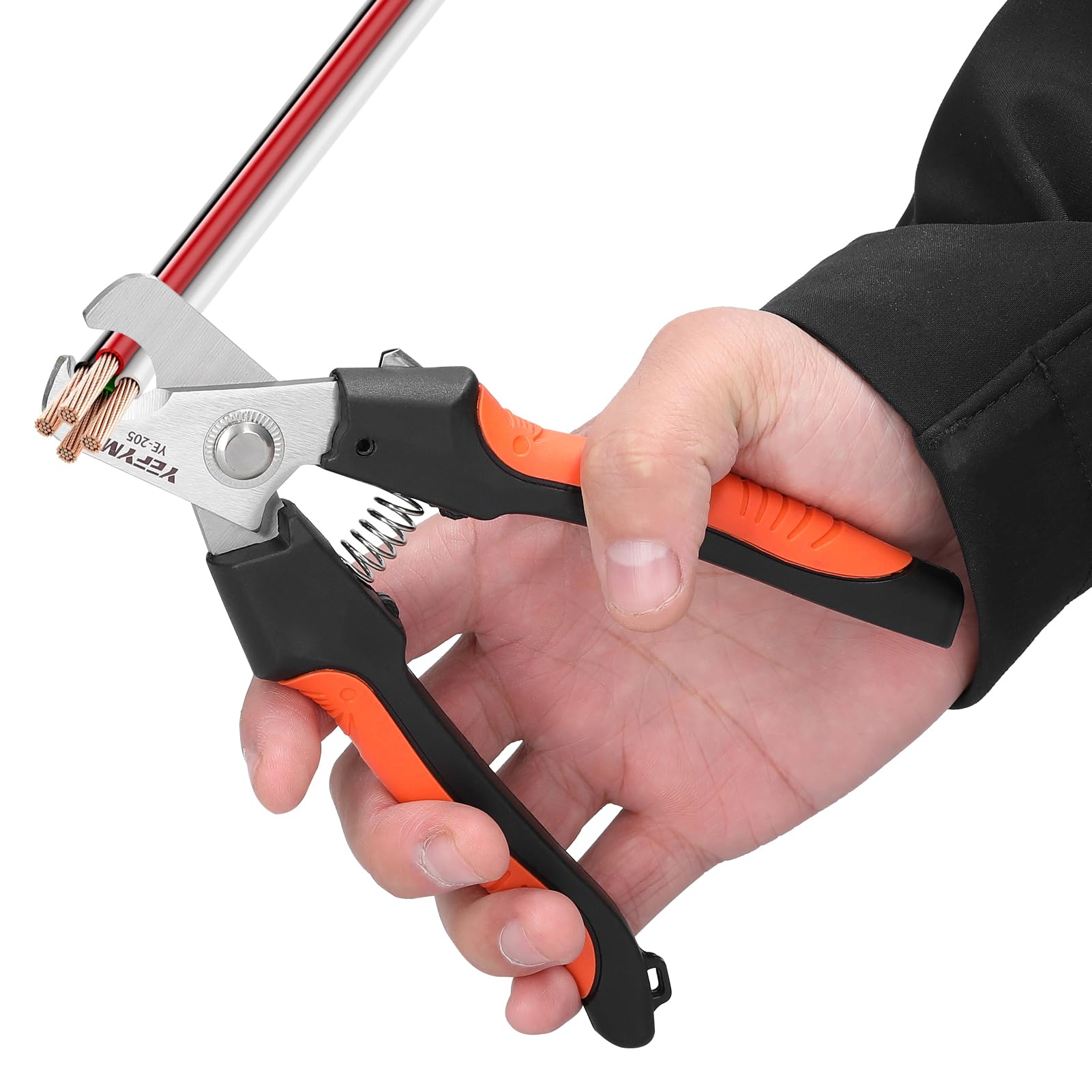 ケーブルカットプライヤー、ケーブルカッター ケーブルストリッパー ケーブルカットプライヤー 電気技..