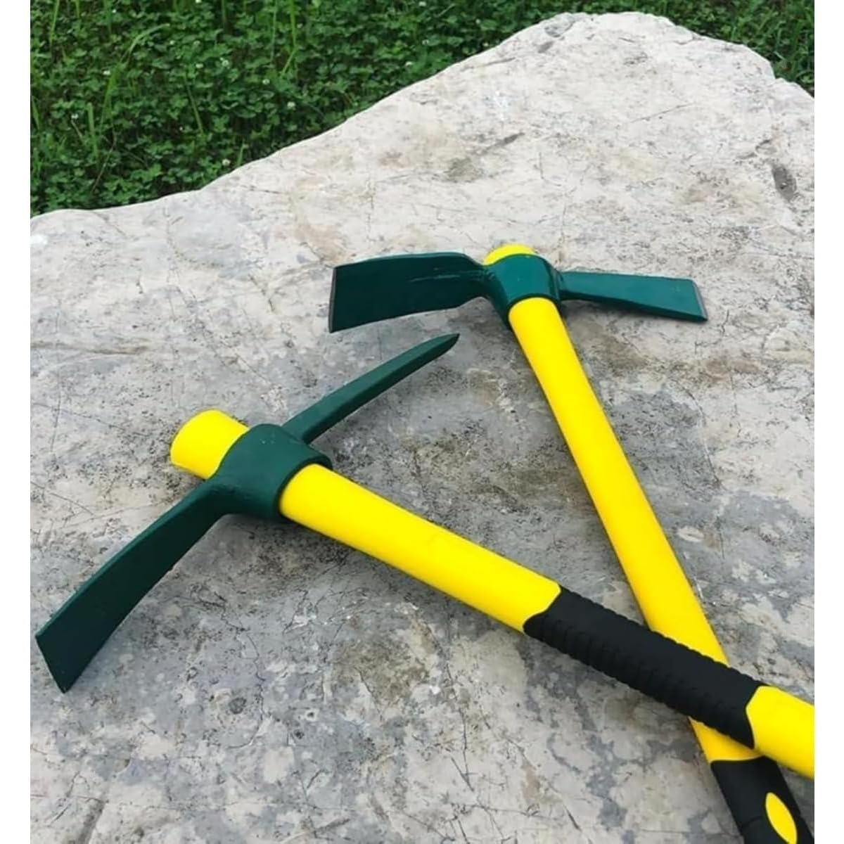 園芸鍬屋外ピック根掘りツールピック農業ツール屋外マンガン鋼耕す小さな鉄ピック木の根除去根掘りツー..